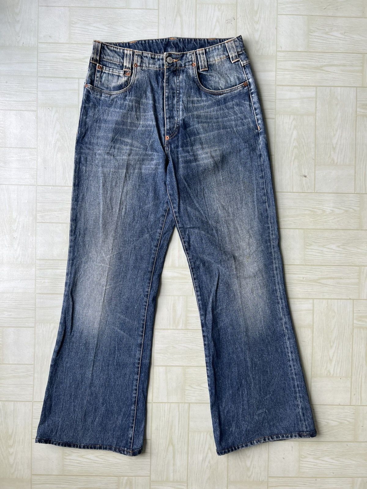 Gucci Vintage Gucci Tom Ford Super Flare Levis 646 517 Denim Jeans Size US 32 / EU 48 - 2 Thumbnail
