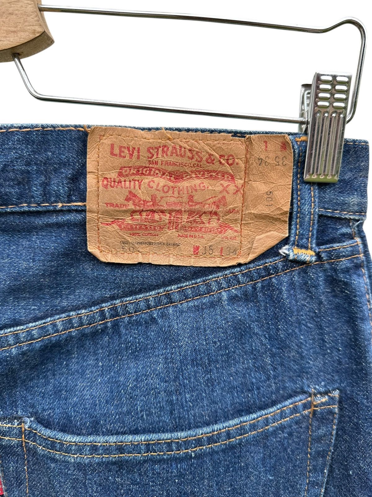 Levi's Vintage 1970 Levi’s Selvedge #6 Size US 32 / EU 48 - 3 Thumbnail