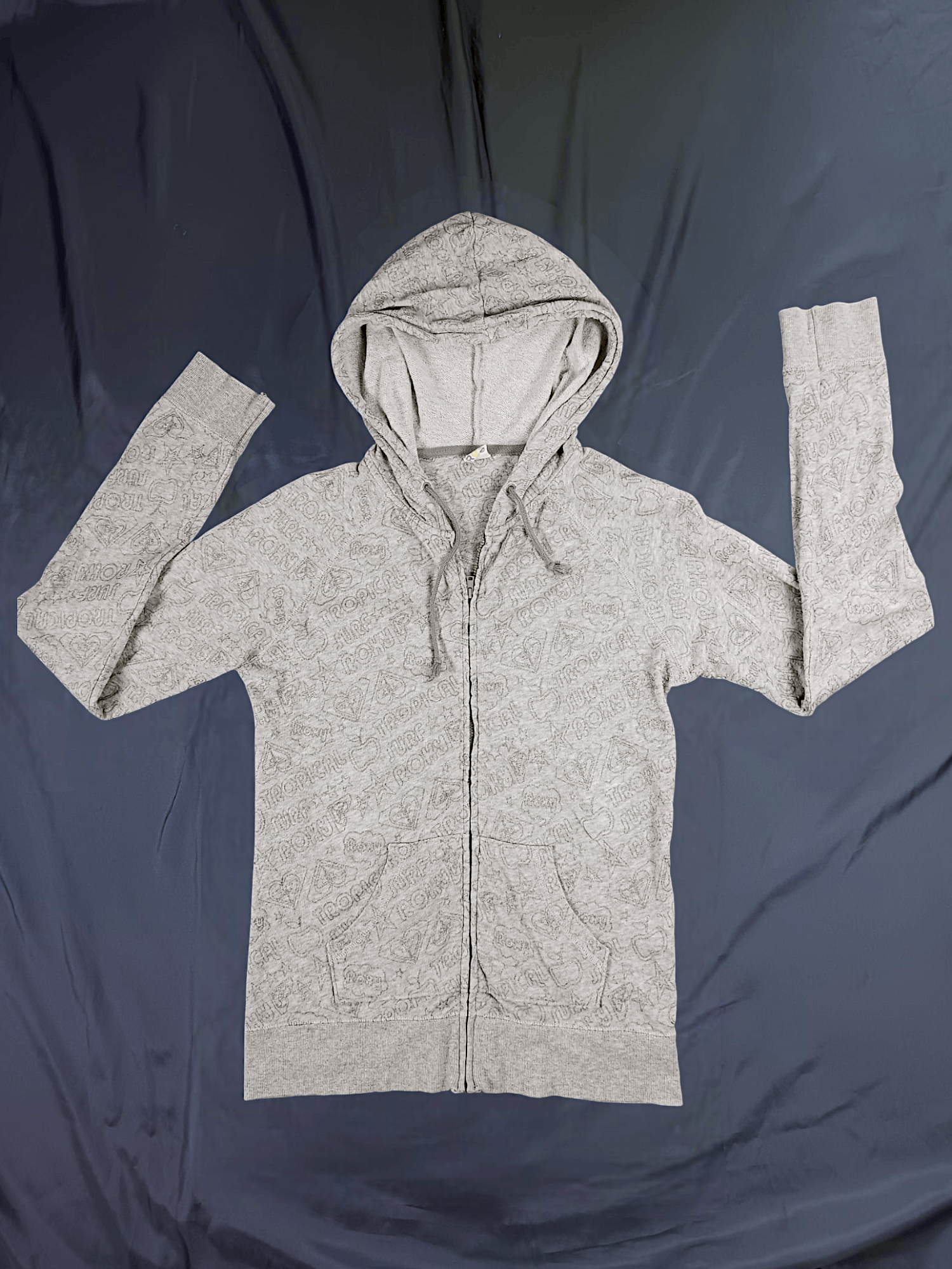 Japanese Brand × Quiksilver ROXY Tropical Surf Full Print zipper Hoodie Size US L / EU 52-54 / 3 - 8 Thumbnail