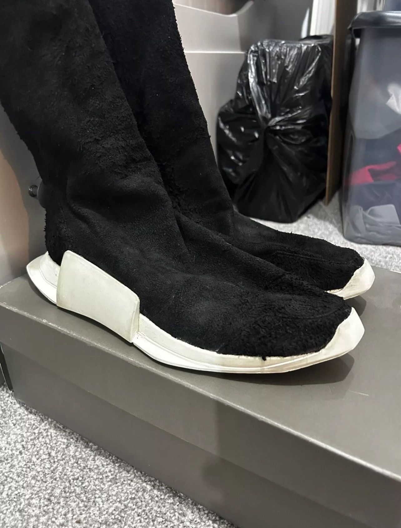 Adidas × Rick Owens Super Cool RICK OWENS X Adidas Level sock runner boot UK8.5 Size US 8.5 / EU 41-42 - 2 Thumbnail