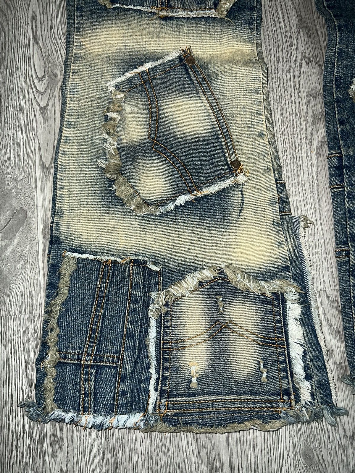 Dolce & Gabbana Modernistic Distressed Flare Jeans ➕ Size 26" / US 2 / IT 38 - 12 Thumbnail