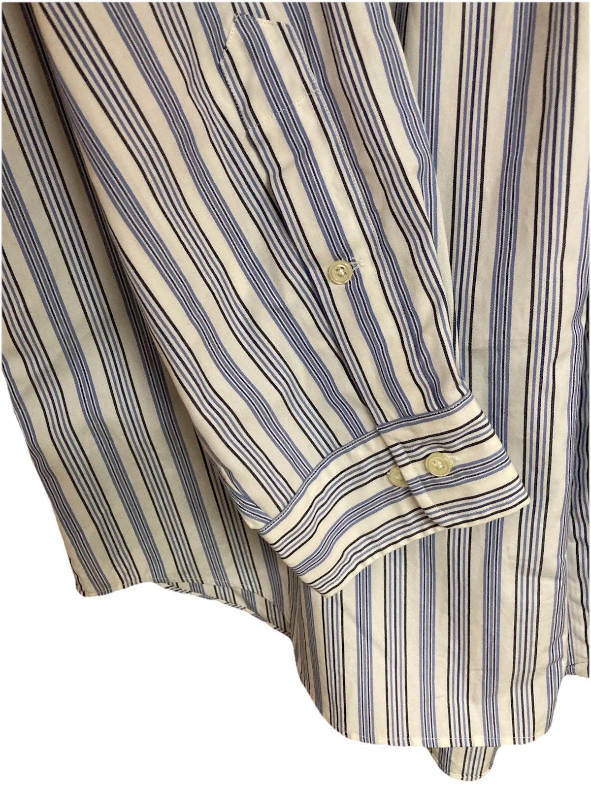 Ralph Lauren VTG Ralph Lauren Classic Fit Shirt Striped Blue 17 32/33 NWT Size US XL / EU 56 / 4 - 7 Thumbnail