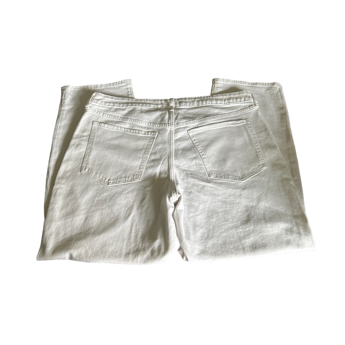 Old Navy Old Navy Womens White High Rise O.G. Loose Jeans 20 Size 42" / US 20 - 4 Thumbnail