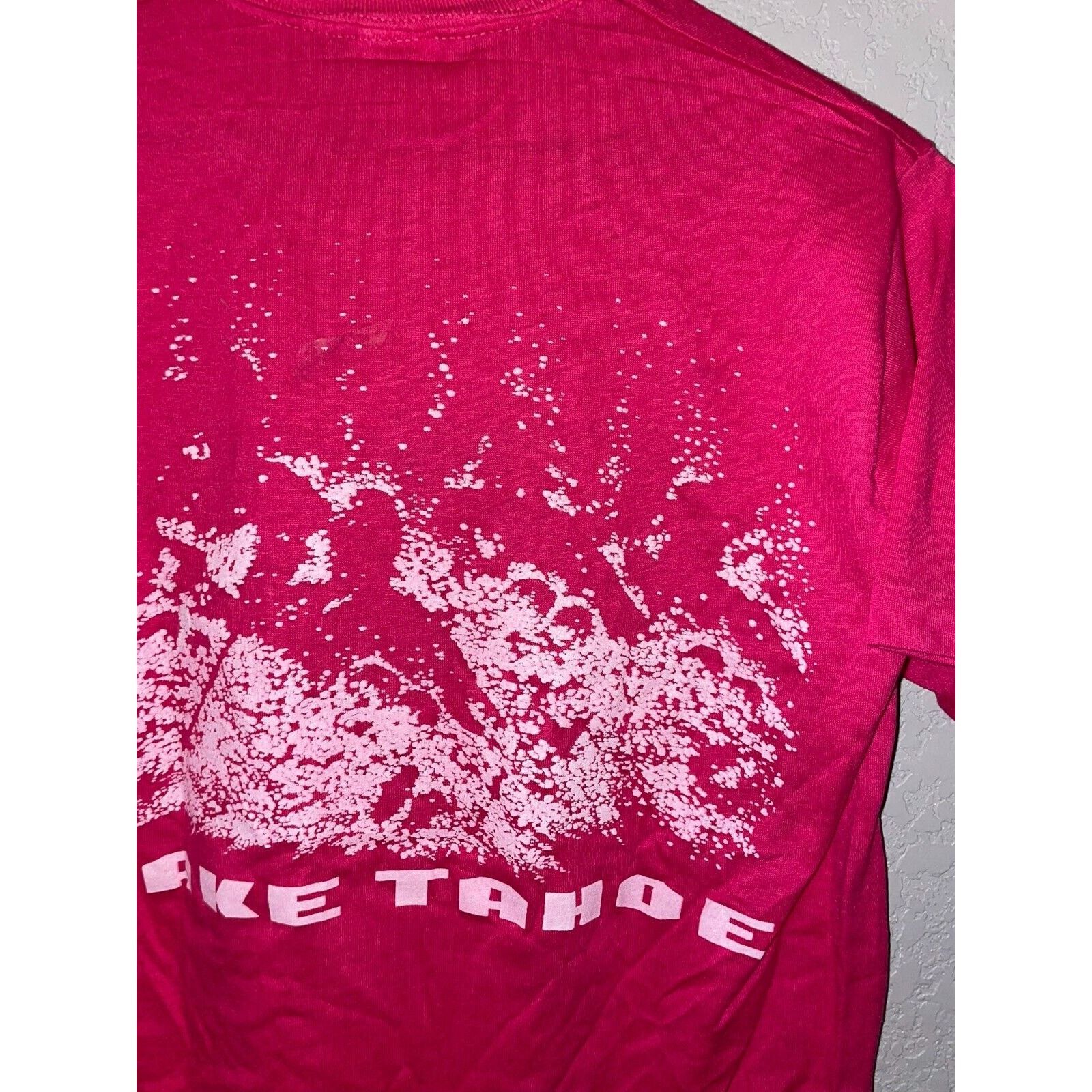 Jerzees Vintage Las Vegas Shirt Lake Tahoe Ski Test Print Tee 80s M Size US M / EU 48-50 / 2 - 11 Thumbnail