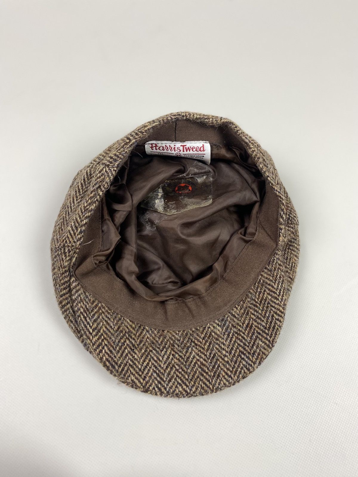 Harris Tweed × Vintage Harris Tweed vintage herringbone wool flat cap size M Size ONE SIZE - 6 Thumbnail