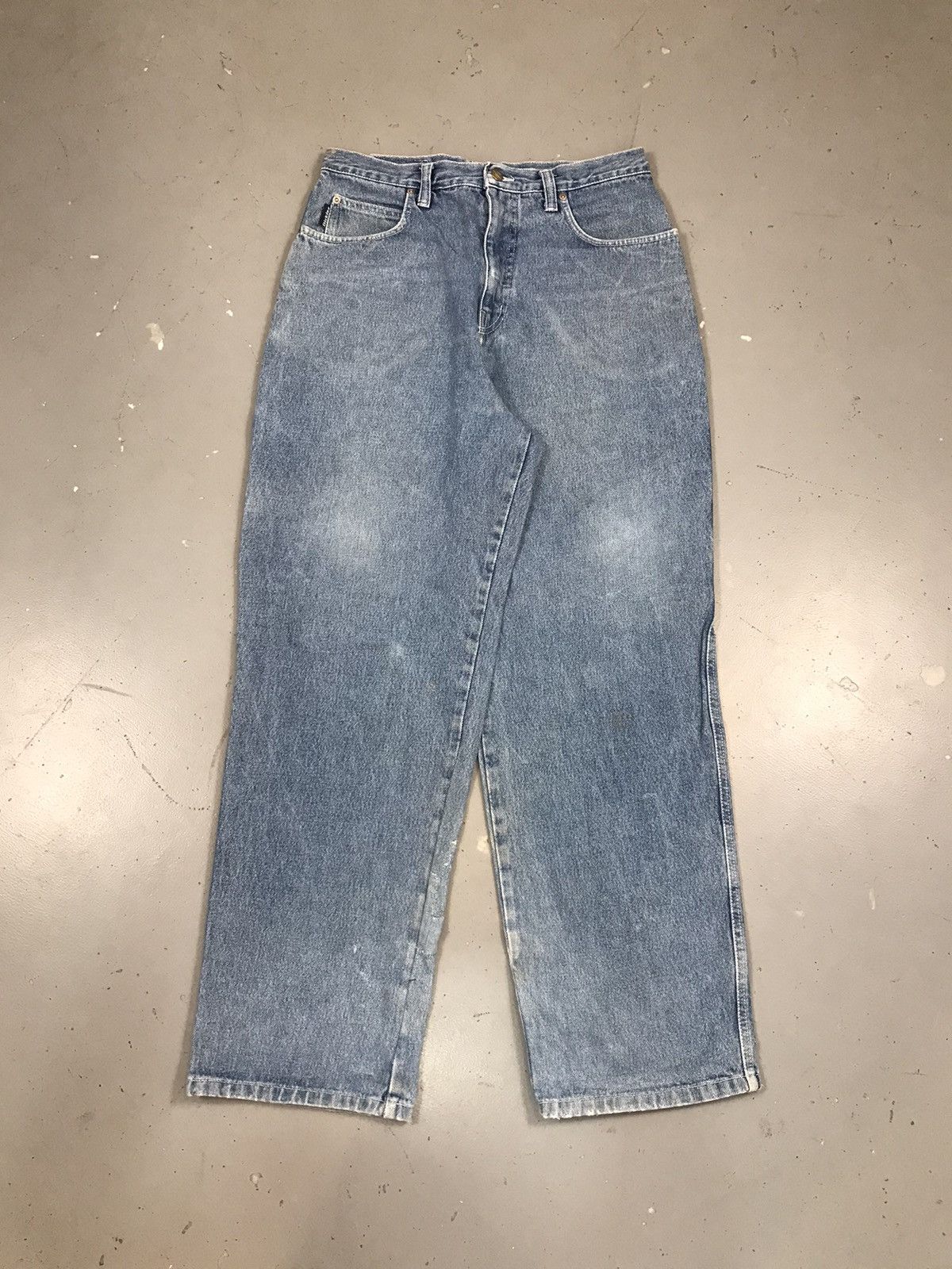 Dickies × Vintage Vintage Dickies big baddy embroidered denim Size US 31 - 2 Thumbnail