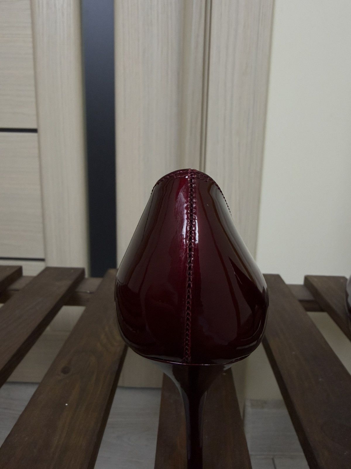 Christian Louboutin Christian Louboutin New Simple Pump Heels Rouge Red Patent Size US 5 / IT 35 - 25 Thumbnail