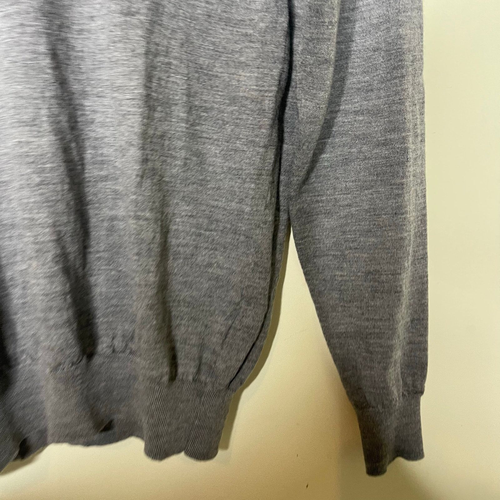 Suitsupply Suitsupply grey merino wool pullover sz M Size US M / EU 48-50 / 2 - 4 Thumbnail