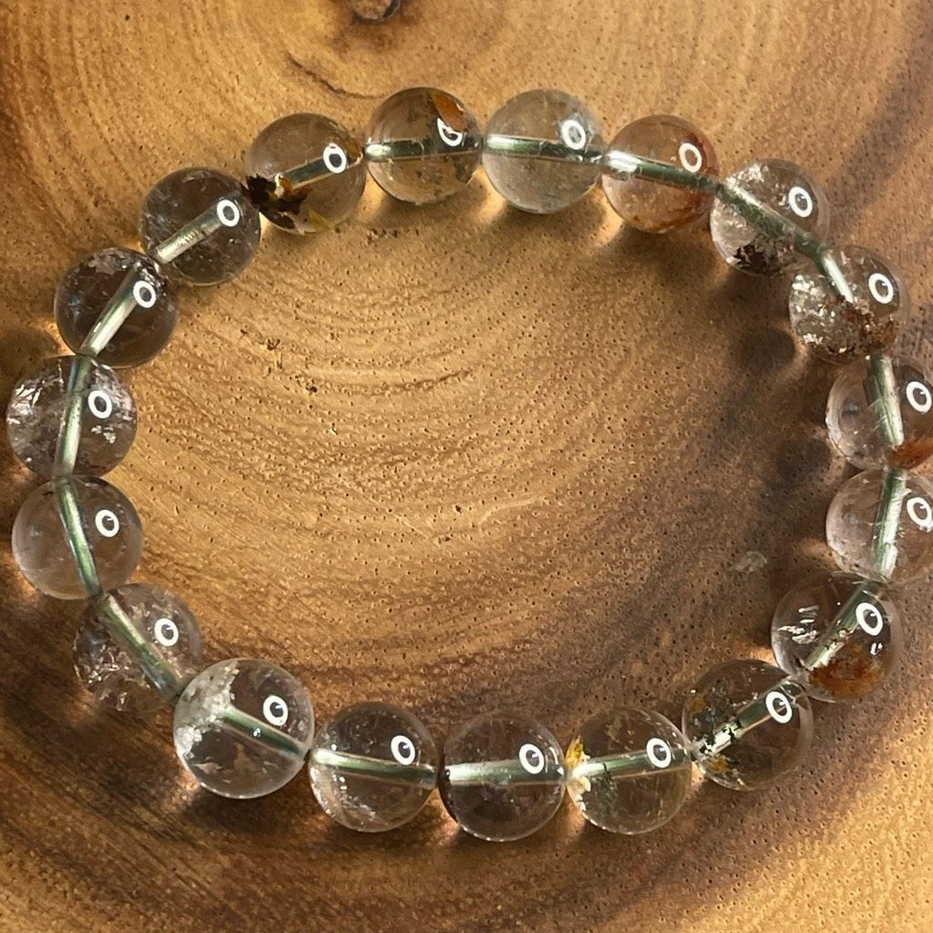 Other Garden Quartz beaded stretch bracelet 7” crystal healing beads 10mm scenic high quality Size ONE SIZE - 5 Thumbnail