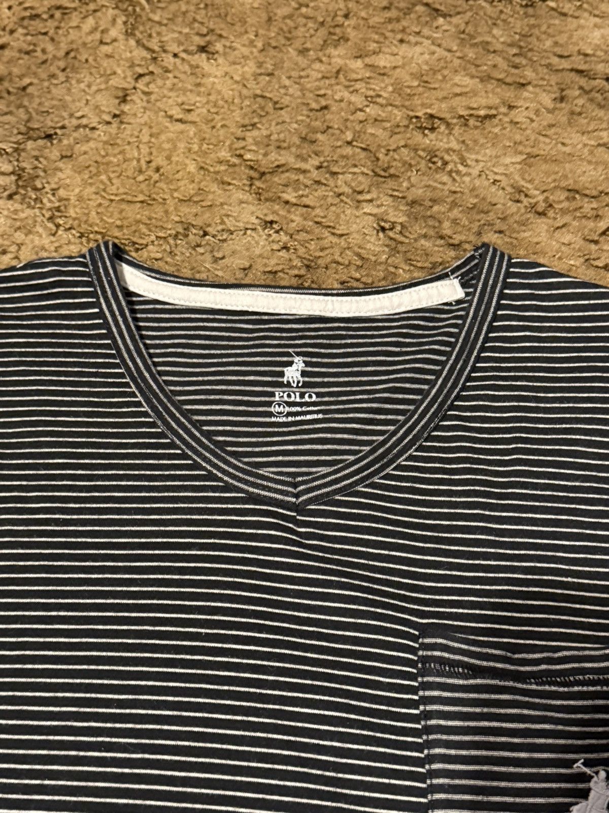 Polo Ralph Lauren Polo Striped Pocket T-Shirt Medium Size US M / EU 48-50 / 2 - 4 Thumbnail