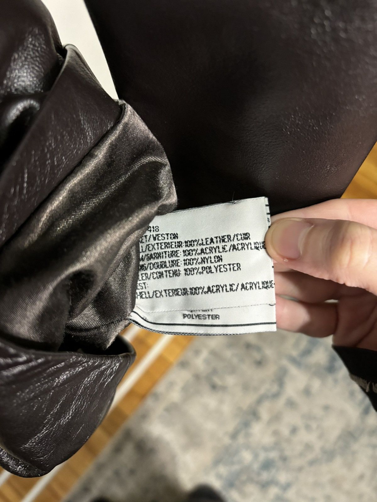 Genuine Leather × Vintage Vintage 1990s Dark Brown Leather Trench Coat Jacket Size L / US 10 / IT 46 - 7 Thumbnail