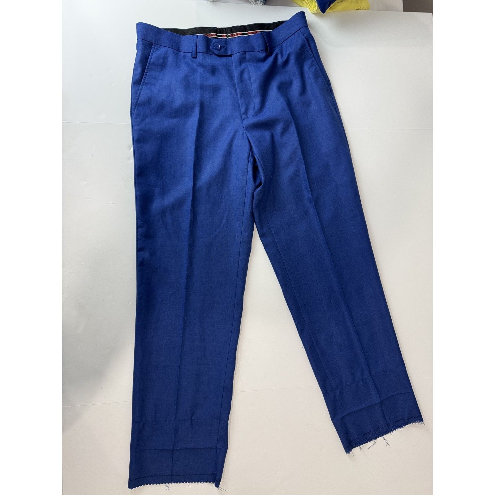Other Bacaccio Uomo Blue 2-Piece Suit 40S Jacket 34S Pants Slim Size 40S - 2 Thumbnail