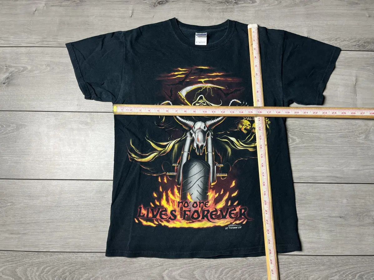 Band Tees Vintage Death Rider biker fire Tshirt size Medium Size US M / EU 48-50 / 2 - 7 Thumbnail