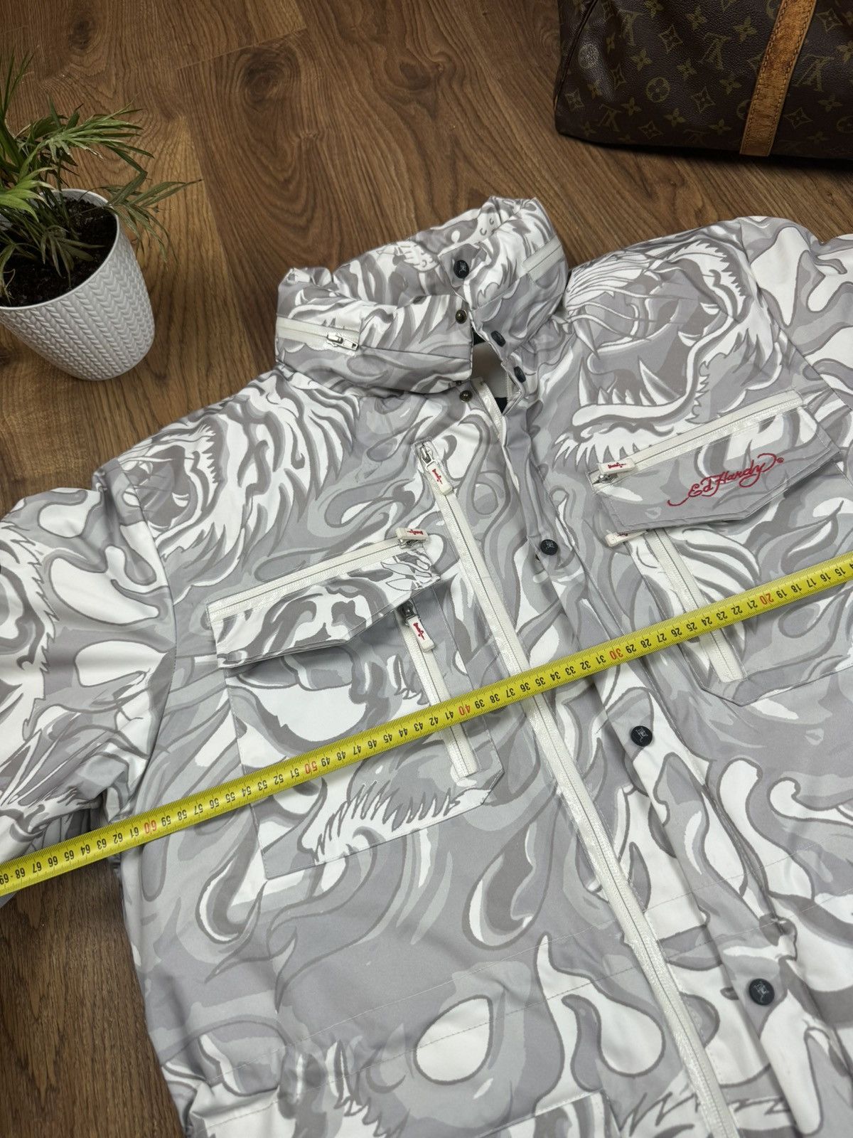 Ed Hardy Winter ski down jacket Ed Hardy Recco original outdoors item Size US XL / EU 56 / 4 - 6 Thumbnail