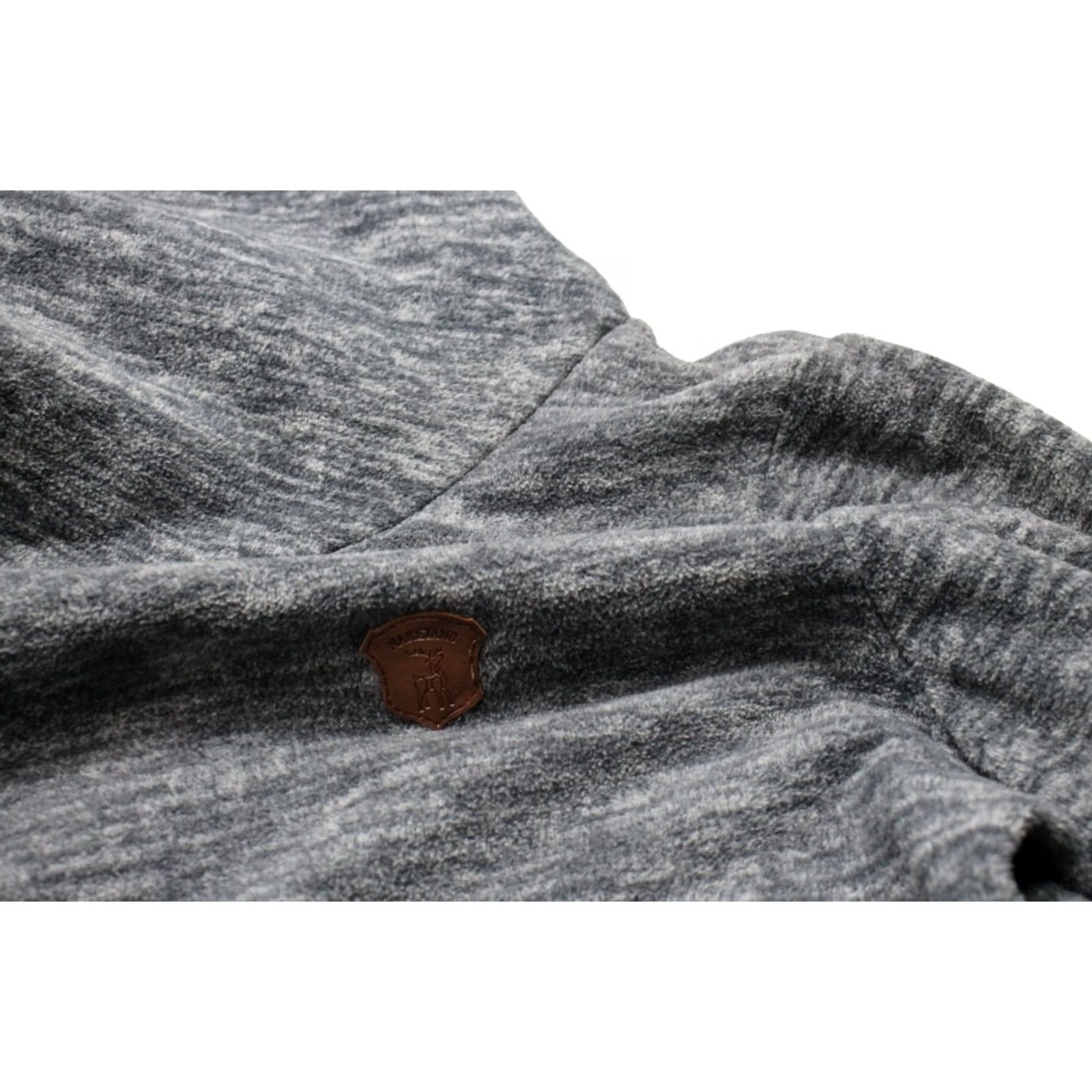 Vintage NAKETANO Hoodie Women's MEDIUM Pullover Fleece Hooded Melange Blue Size M / US 6-8 / IT 42-44 - 6 Thumbnail