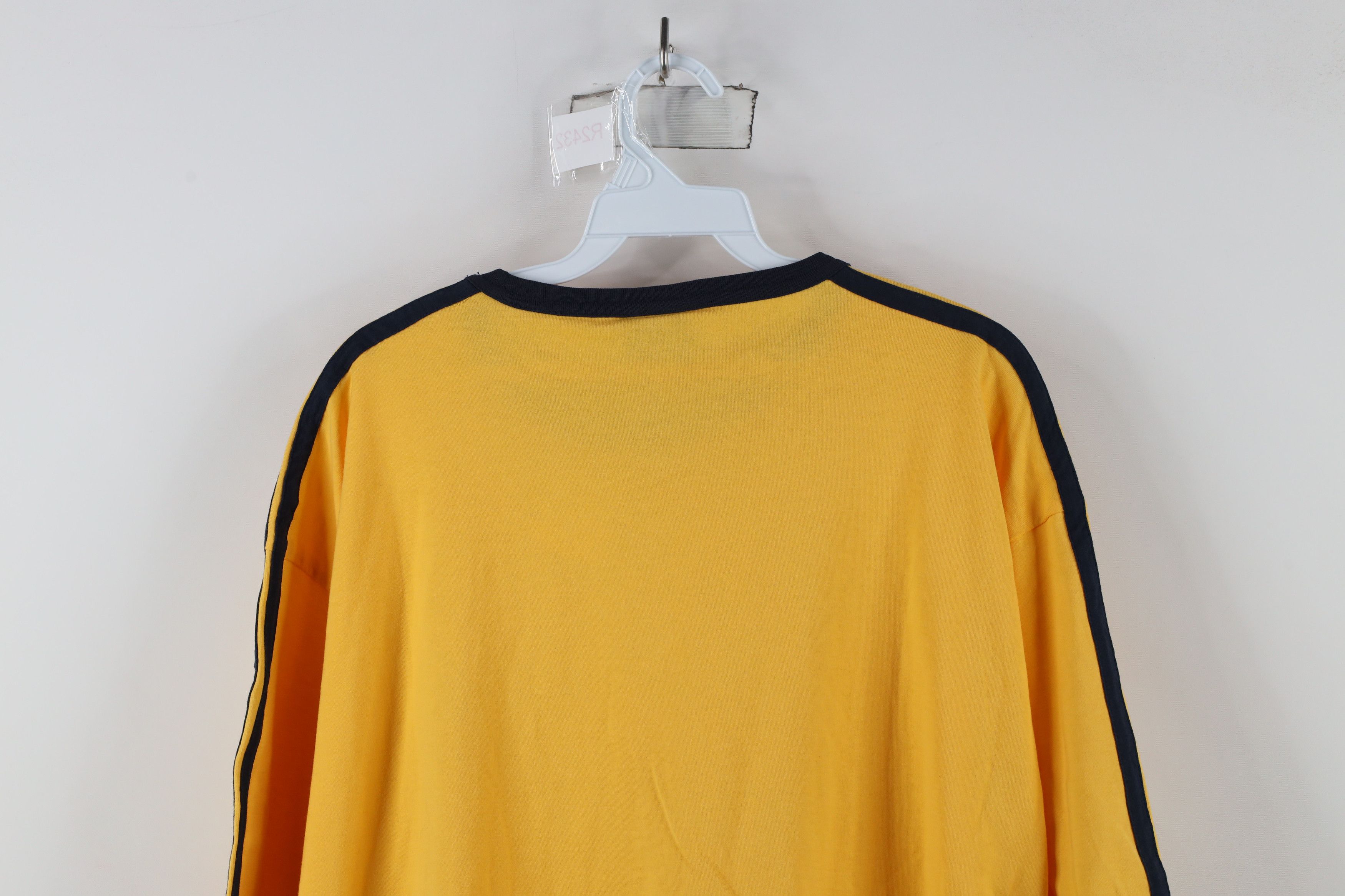 Nautica × Vintage Deadstock Vintage 90s Nautica Club Ringer T-Shirt Yellow Size US XL / EU 56 / 4 - 10 Thumbnail