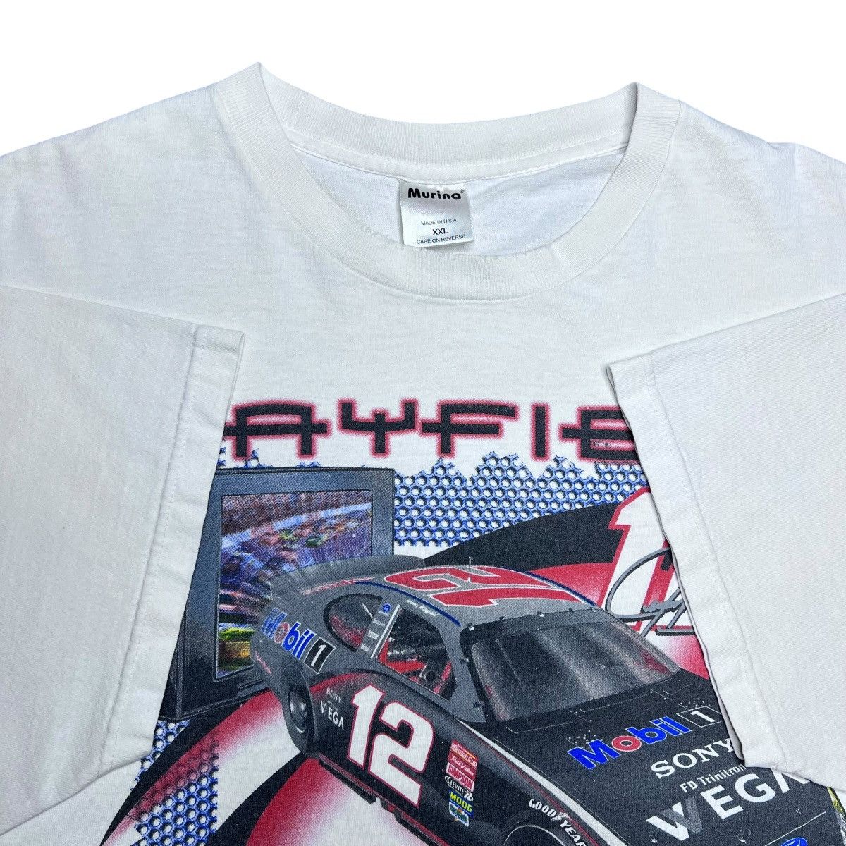 NASCAR 1990s Nascar Jeremy Mayfield Mobil Double Sided Graphic Tee Size US XXL / EU 58 / 5 - 3 Thumbnail