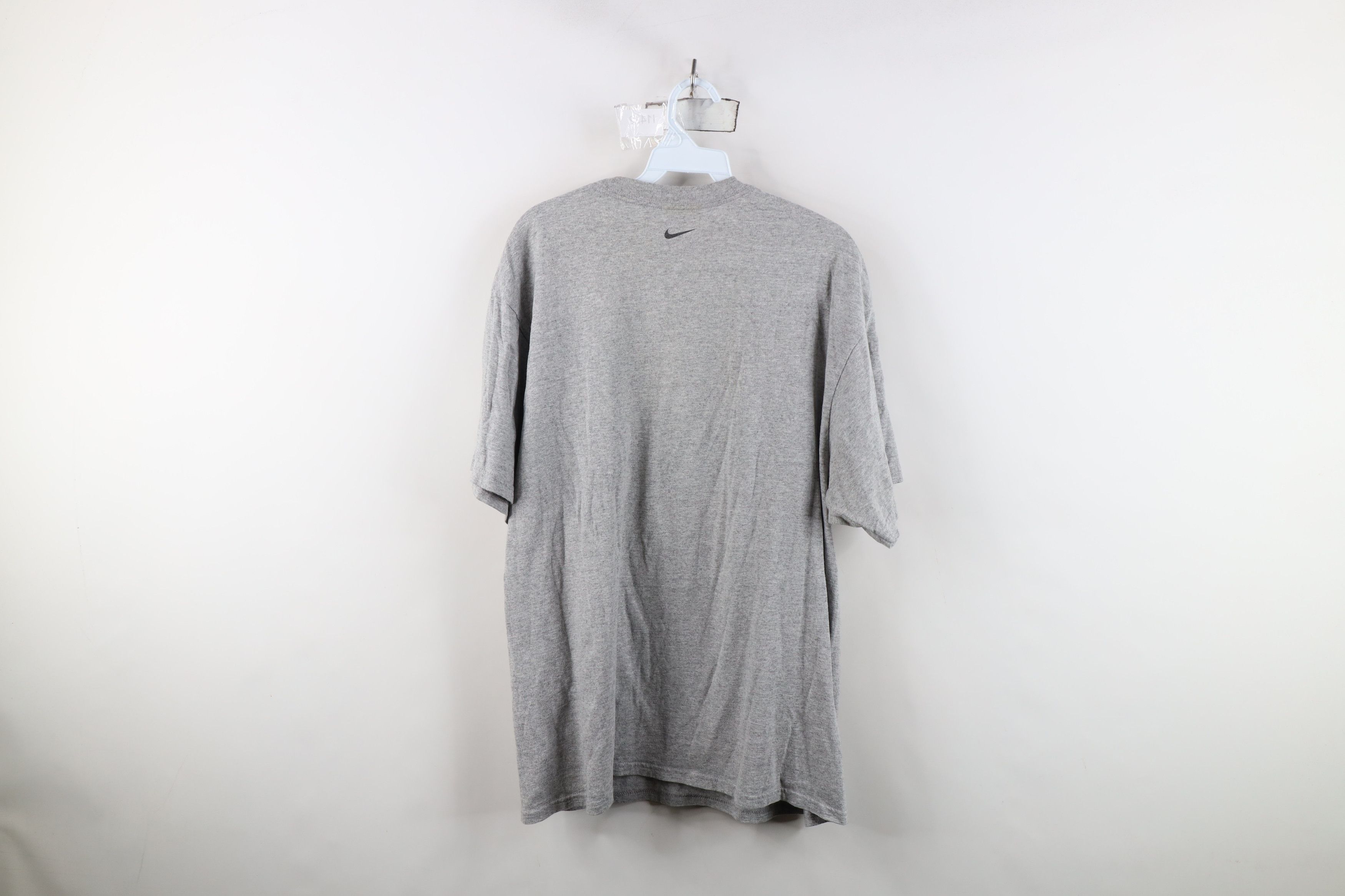 Nike Vintage Y2K Nike Scott Mini Swoosh T-Shirt Heather Gray Size US L / EU 52-54 / 3 - 10 Thumbnail