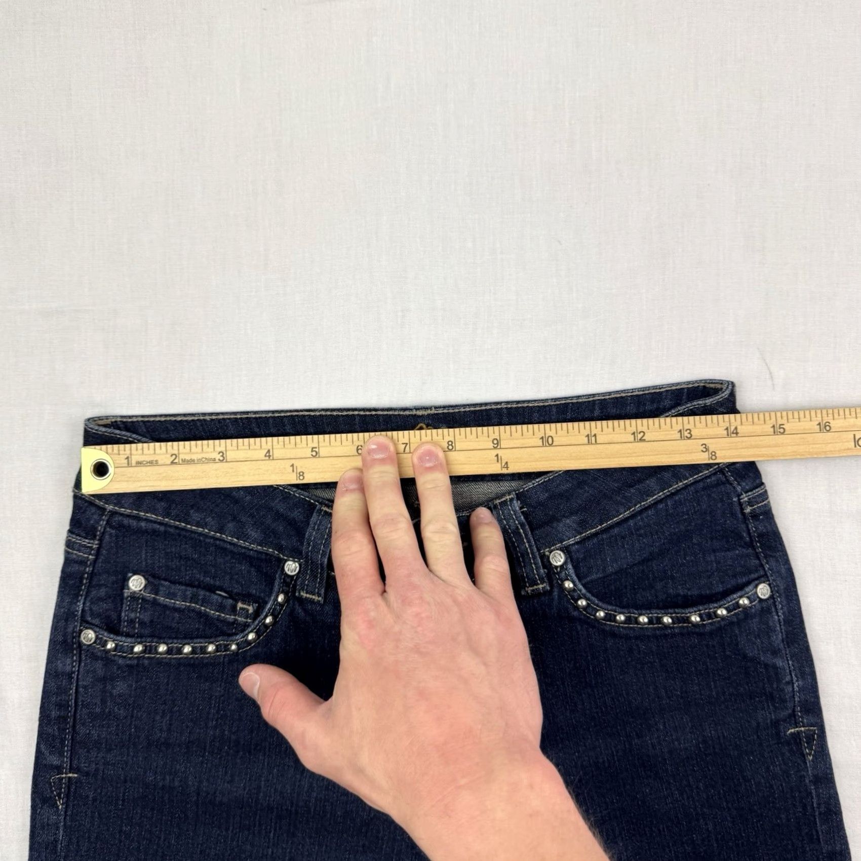 Vintage VINTAGE MiracleBody Y2K Bootcut Jeans Womens 8 Mid Hipster Blue 32in Inseam Regular 8.5-10.5in Rise Mens? Womens Size 30" / US 8 / IT 44 - 7 Thumbnail