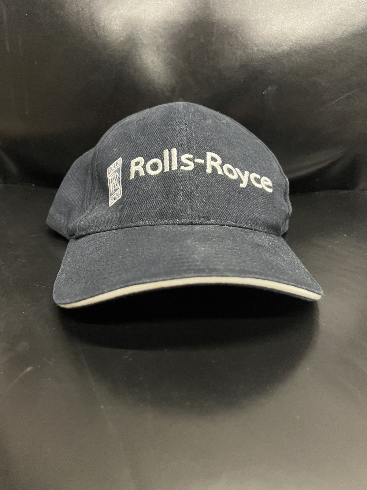 Vintage Rolls Royce Vintage Hat in Navy Blue Size ONE SIZE - 6 Thumbnail