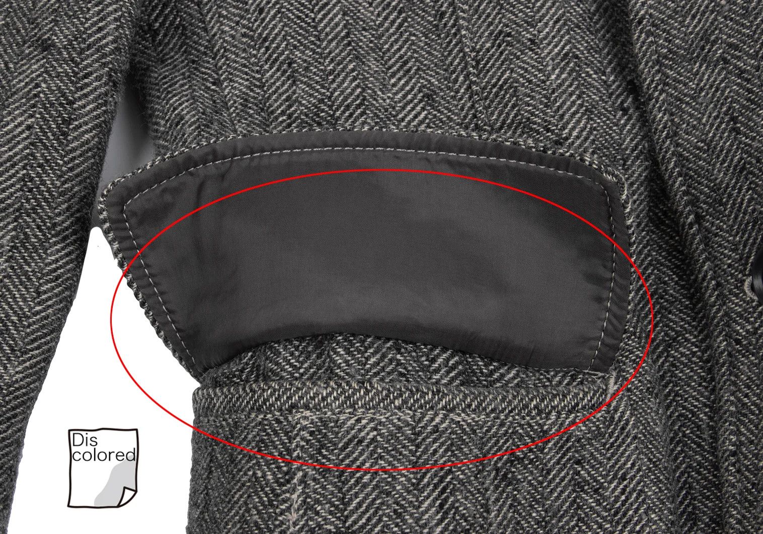 Yohji Yamamoto Yohji Yamamoto Wool Linen Herringbone Jacket Size US L / EU 52-54 / 3 - 10 Thumbnail