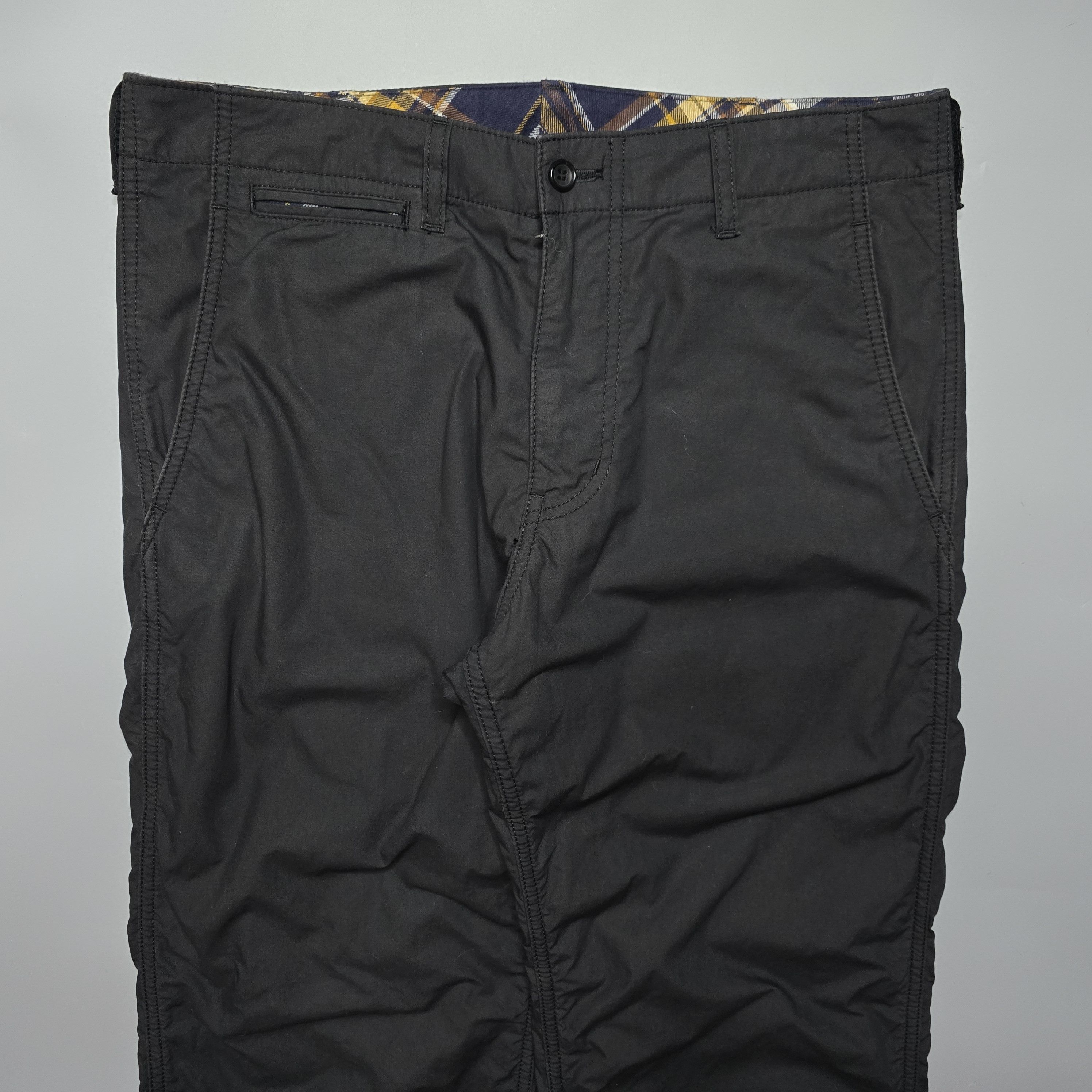 Comme des Garcons CDG Homme - Plaid Lined Relaxed Pants Size US 30 / EU 46 - 4 Thumbnail