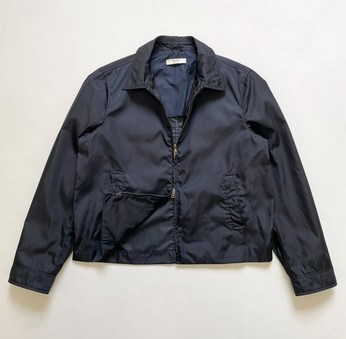 Prada Early 2000s Cropped Nylon Work Jacket Size US M / EU 48-50 / 2 - 3 Thumbnail