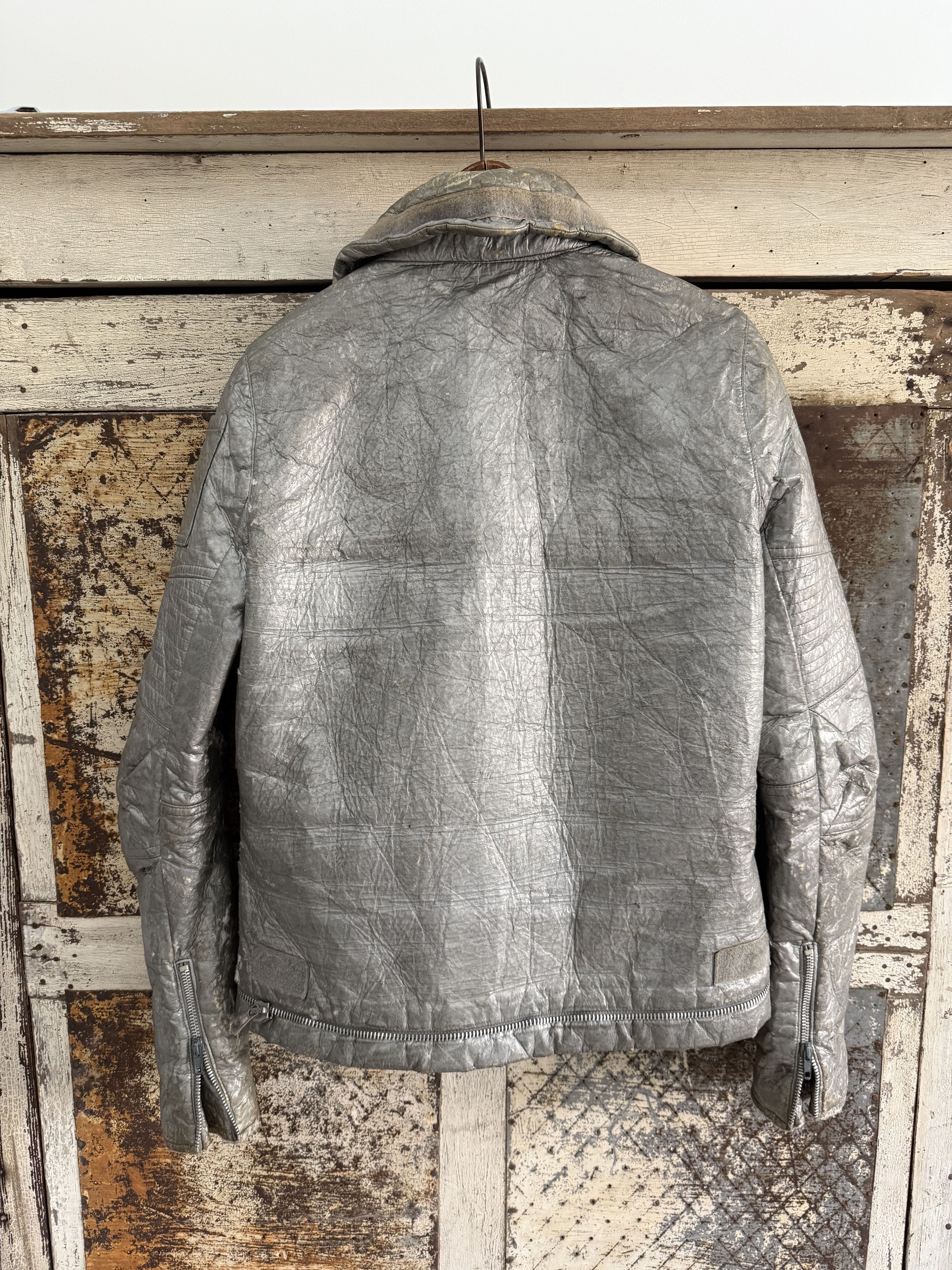Helmut Lang 1999 Helmut Lang Astro Biker Jacket & Pants Set Size US S / EU 44-46 / 1 - 7 Thumbnail