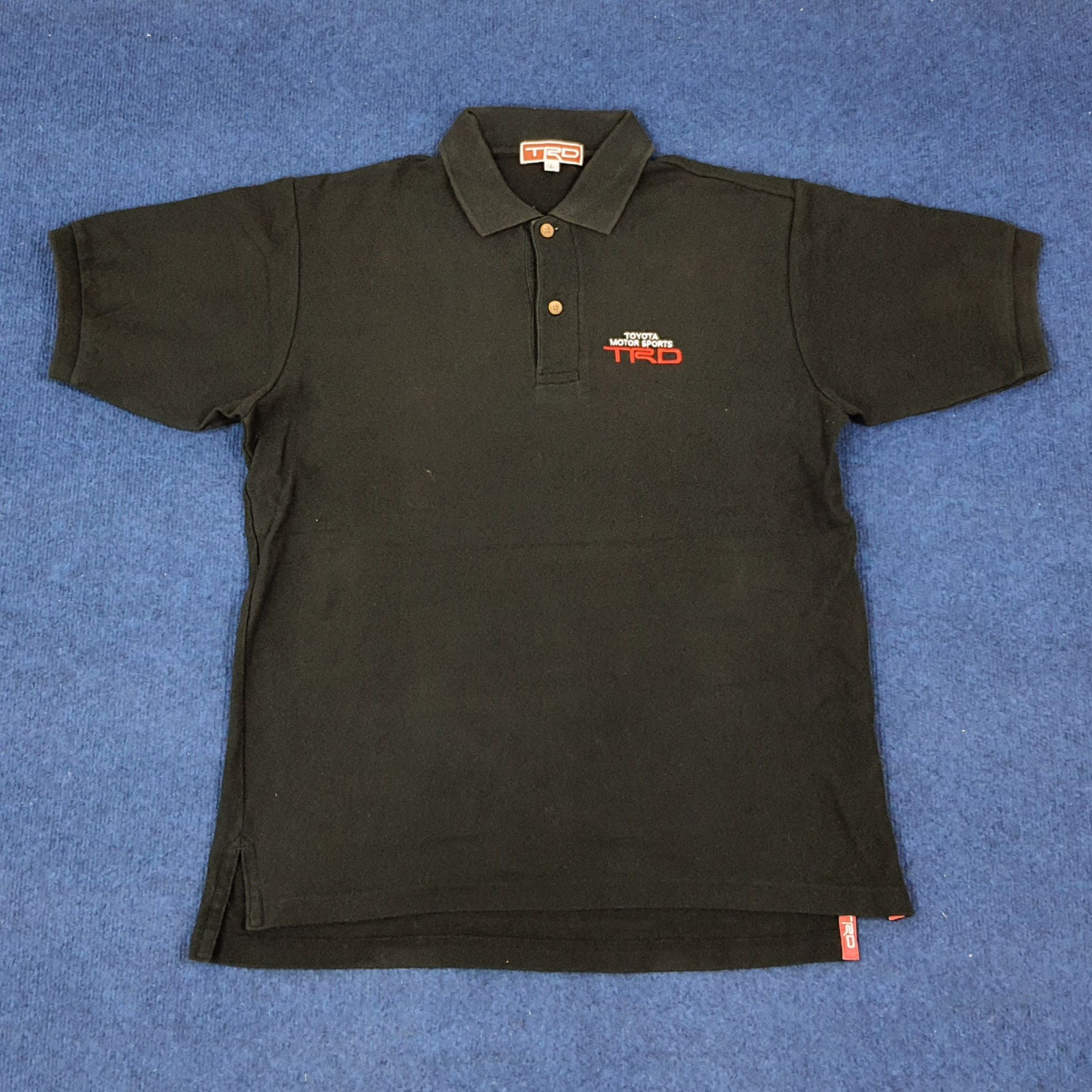 Japanese Brand × Vintage Vintage TRD Toyota Motorsports Japan Brand Polo Shirt Size US L / EU 52-54 / 3 - 3 Thumbnail