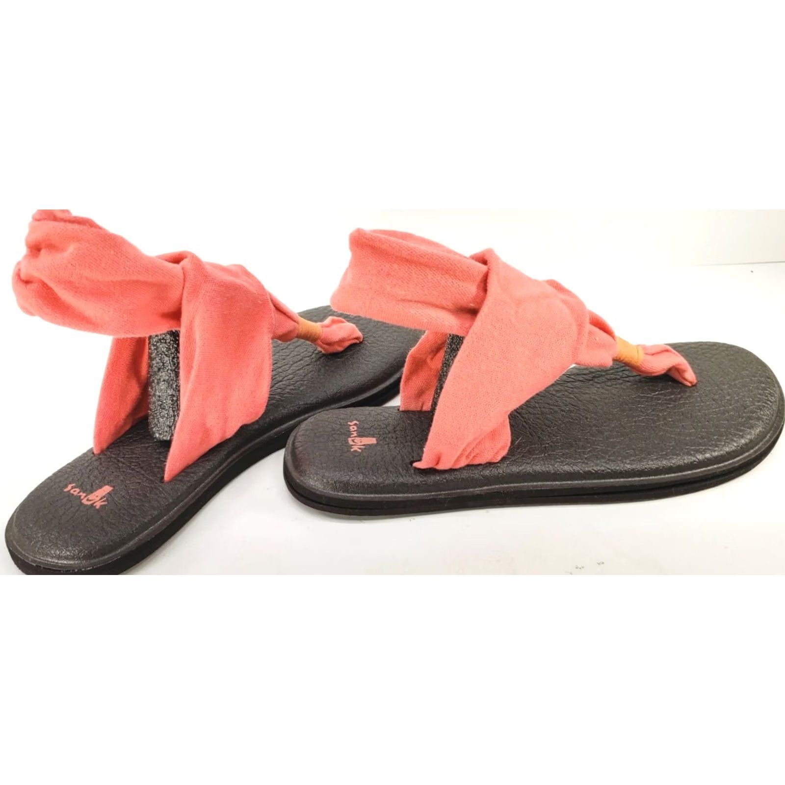 Sanuk Sanuk Yoga Sling 2 Sandals Womens Size 7 Coral Color Slip-On M Sandals Size US 7 / IT 37 - 4 Thumbnail