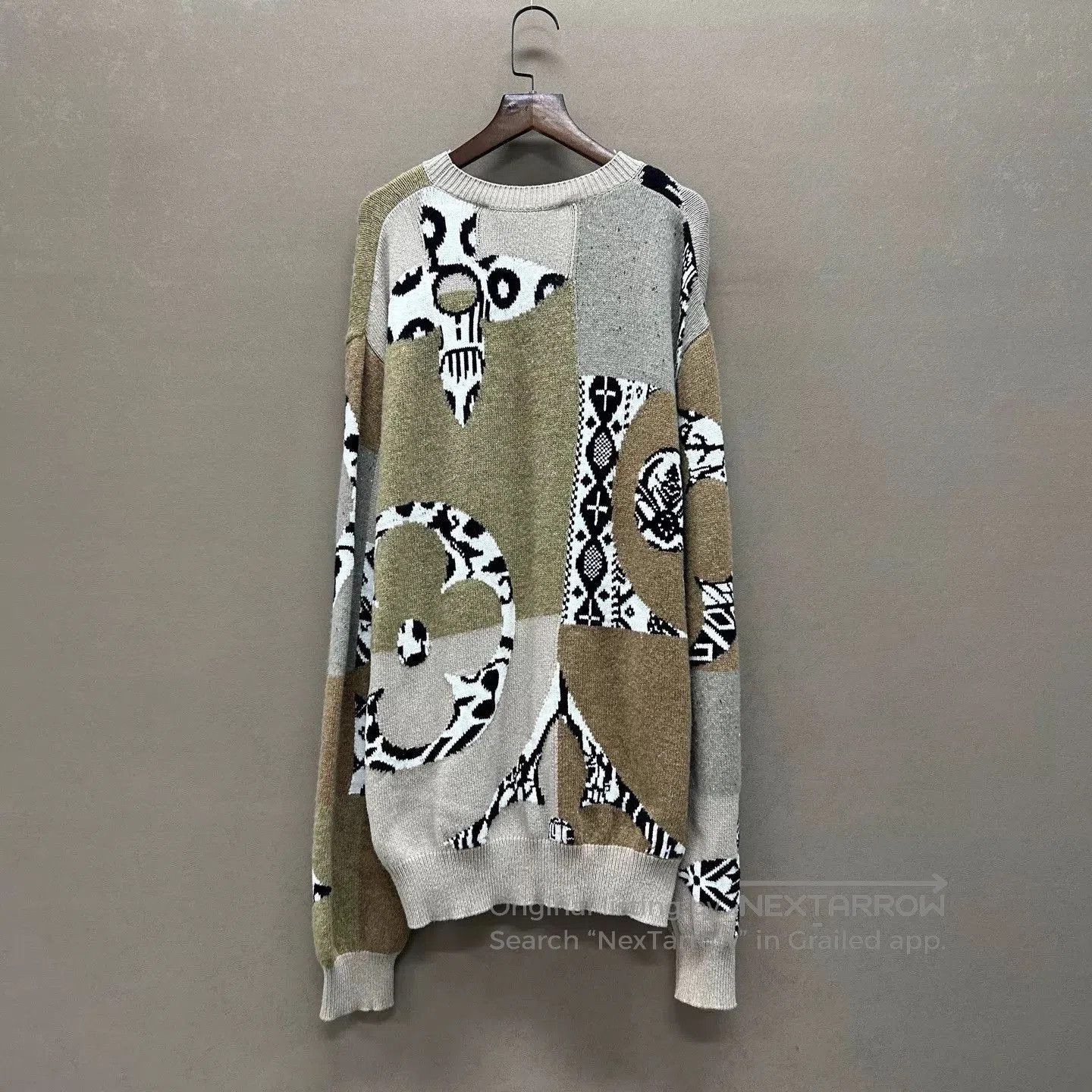 Louis Vuitton Multi Color Patterned Long Sleeve Sweater Size L. Size US L / EU 52-54 / 3 - 2 Thumbnail