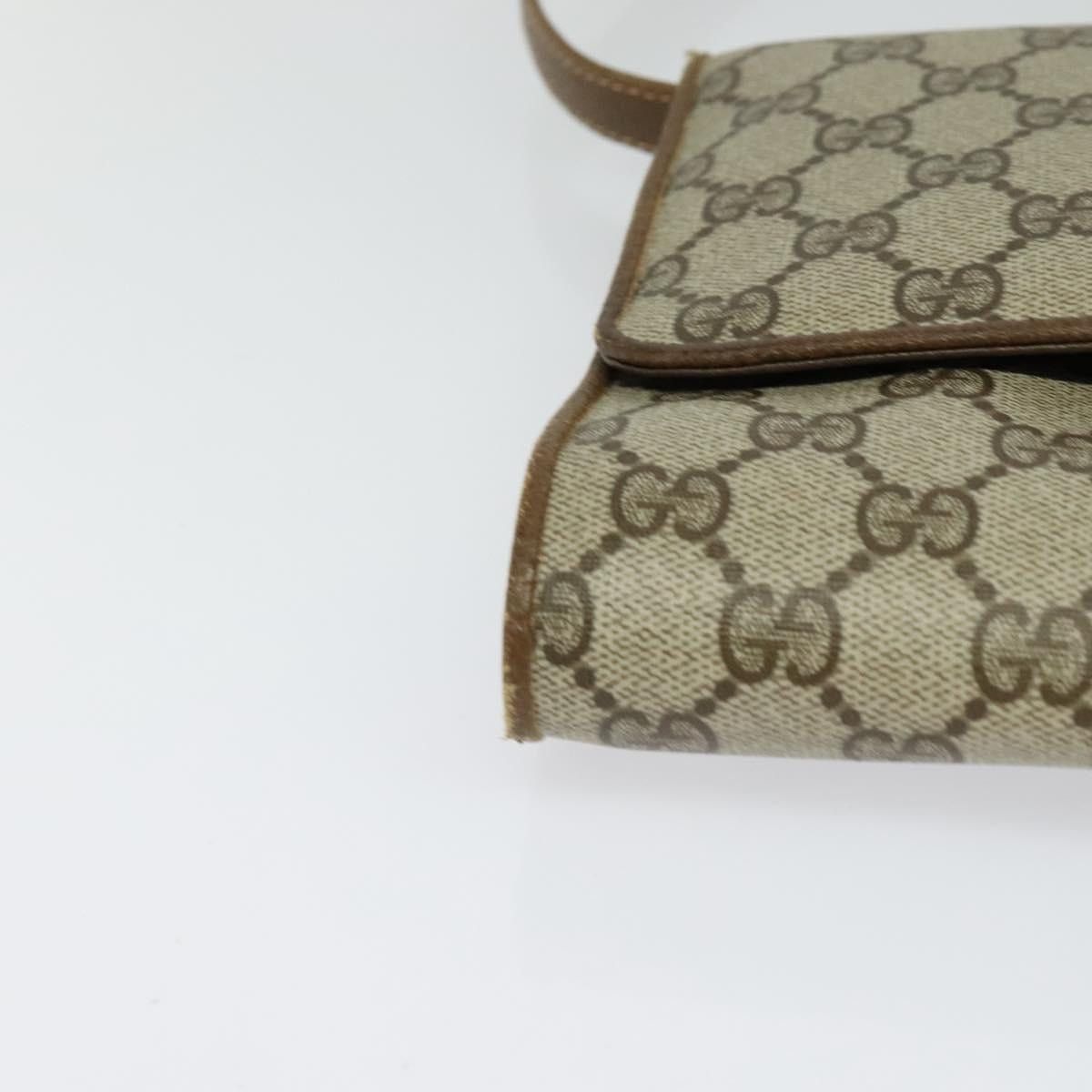 Gucci GUCCI GG Supreme Shoulder Bag Pvc Beige Gold 118 02 050 Size ONE SIZE - 10 Thumbnail