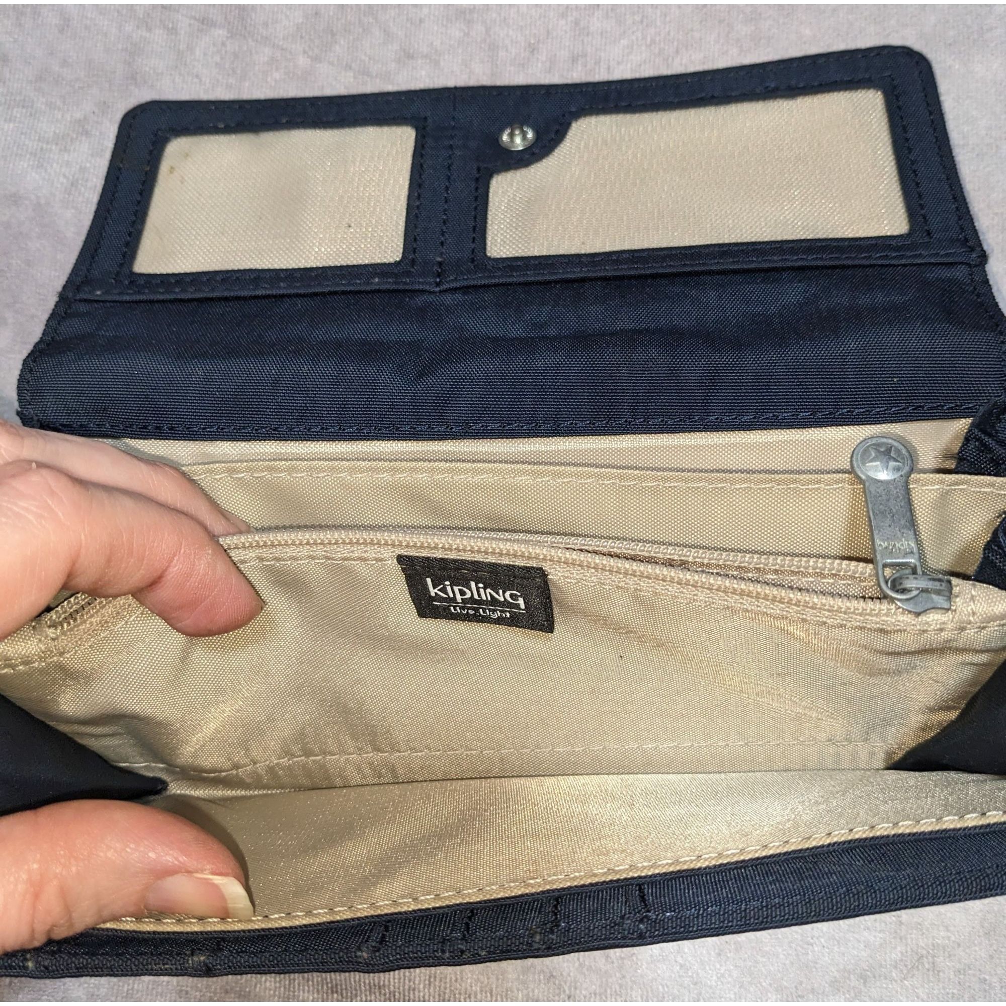 Other Preppy Sporty Kipling Navy Nylon Wallet Size ONE SIZE - 3 Thumbnail