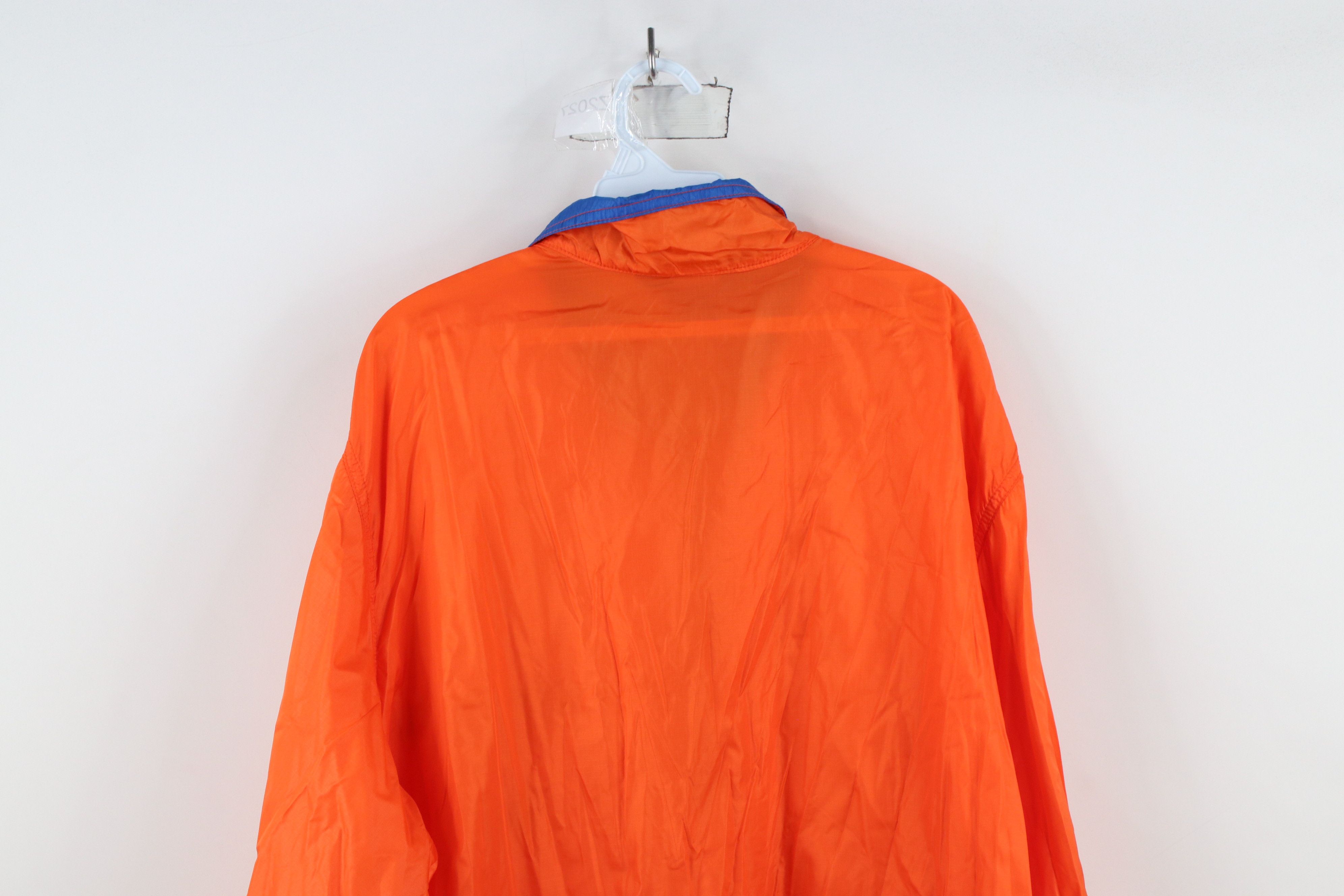 Lands' End × Vintage Vintage 90s Lands End Half Zip Windbreaker Jacket Orange USA Size US XL / EU 56 / 4 - 9 Thumbnail