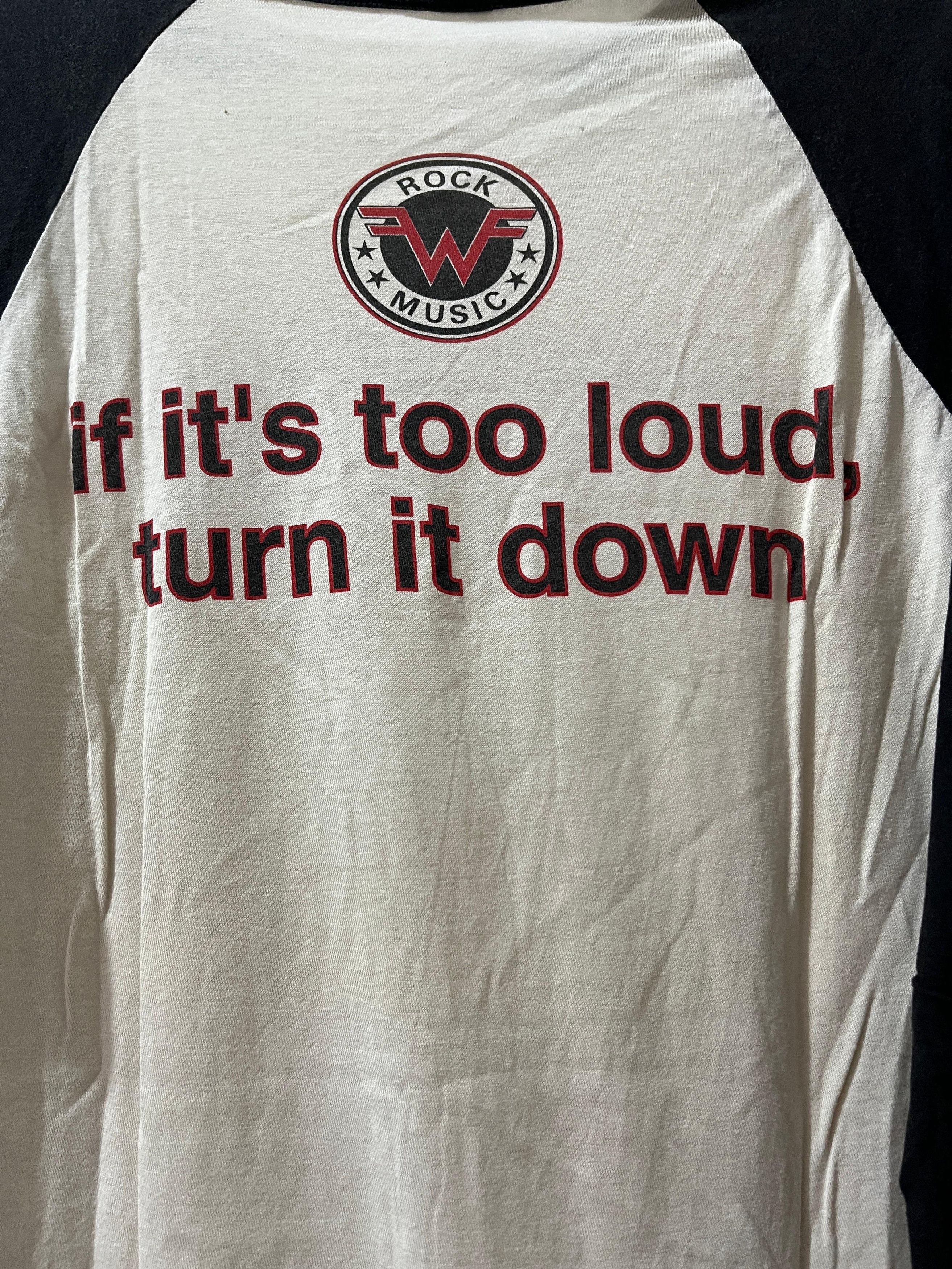 Band Tees Vintage Weezer if it's too loud, turn it down 00s Size US M / EU 48-50 / 2 - 6 Thumbnail