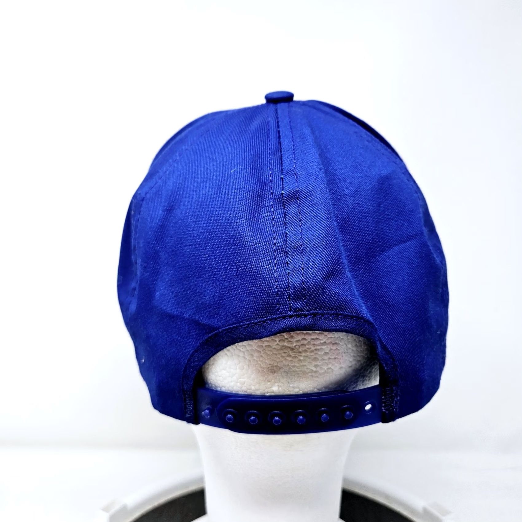 Parker VINTAGE Parker Motor Freight Made In USA 90s Blue Trucker Hat Logo Men One Size Blue USA 90s Trucker Hat Mens Size ONE SIZE - 4 Thumbnail