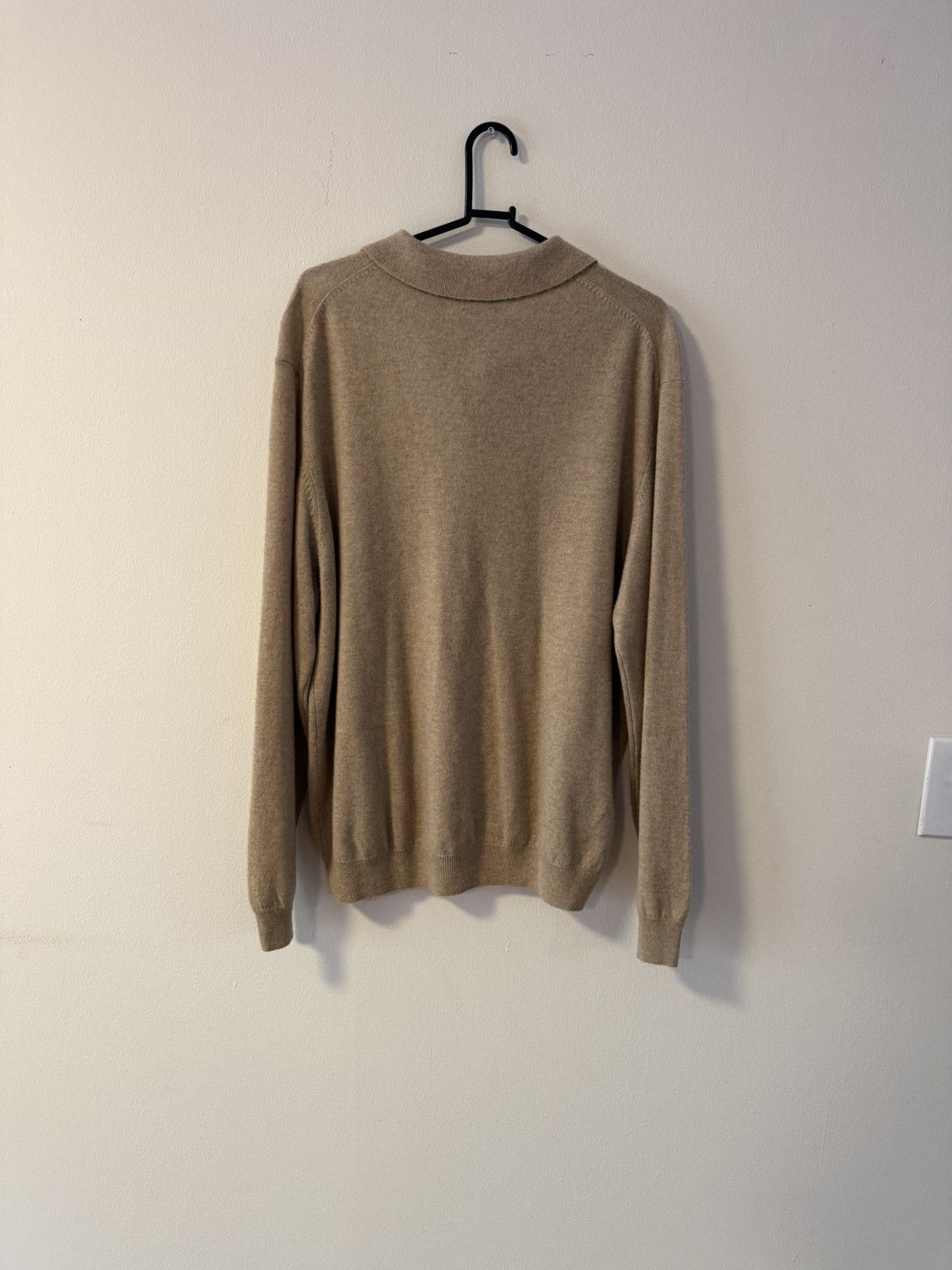 Other Vintage 100% Cashmere Sweater Pure Cashmere Beige Size US XL / EU 56 / 4 - 4 Thumbnail