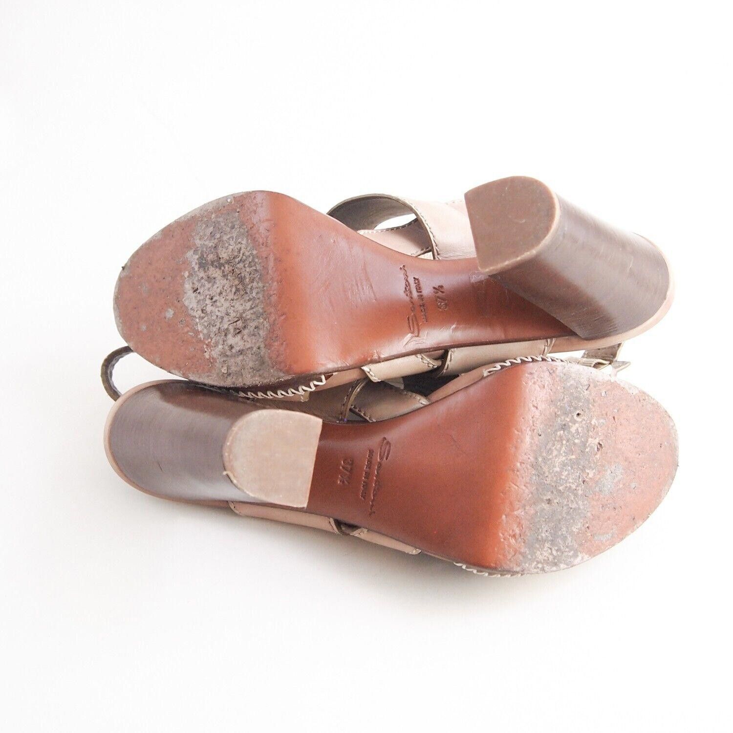 Santoni Santoni Rose Collection Sandals Brown Leather US 7.5 EU 37.5 Size US 7.5 / IT 37.5 - 10 Thumbnail