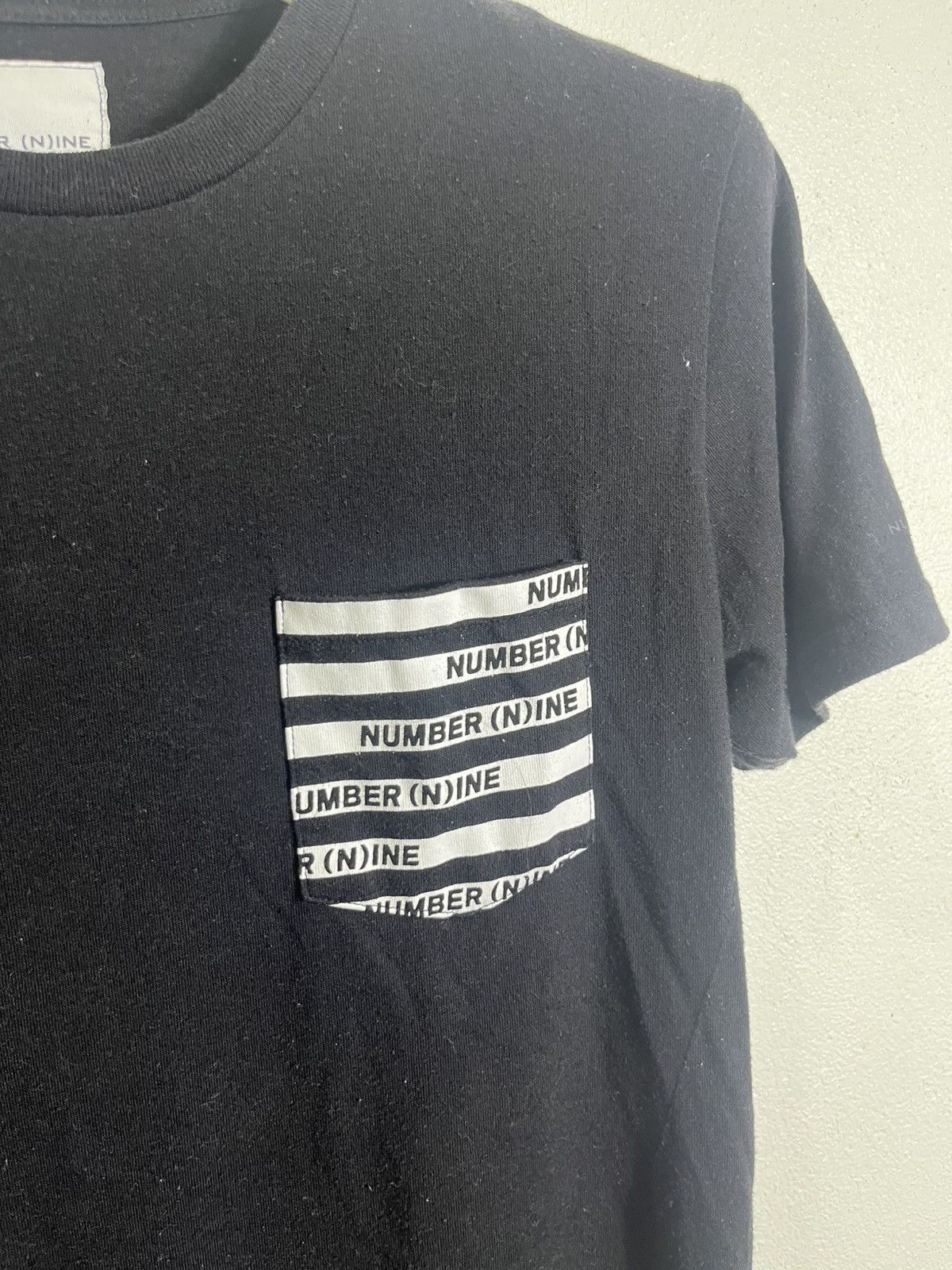 Japanese Brand Number (N)ine Denim Pocket Tshirt Size US S / EU 44-46 / 1 - 2 Thumbnail