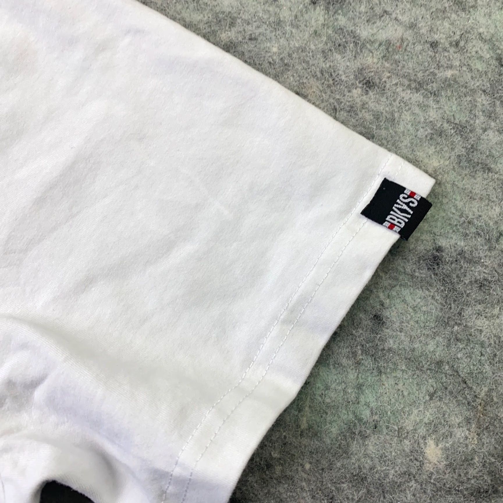 Vintage BKYS Shirt Mens Medium White Mouse Smoking Gun 3D Embroidery Stretch Hip Hop Retro Mens Size US M / EU 48-50 / 2 - 5 Thumbnail