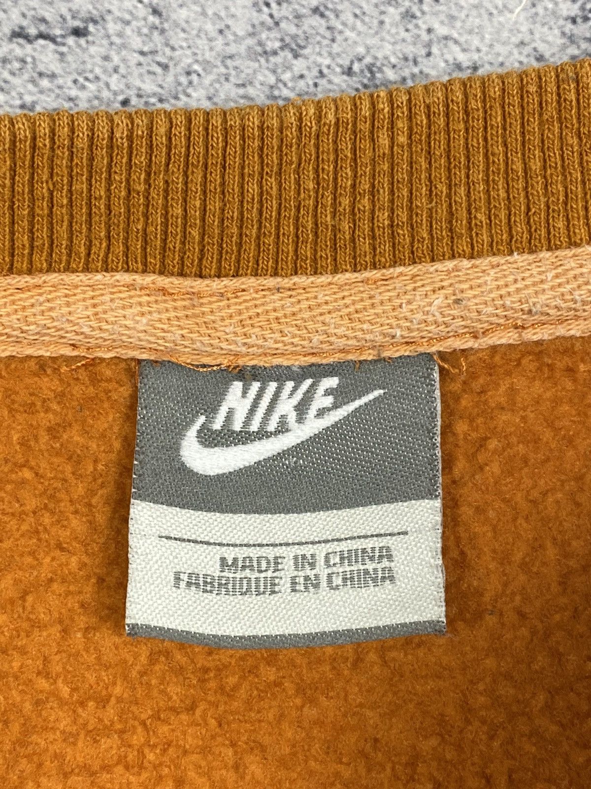 Nike Nike Texas Center Swoosh Sweatshirt Vintage 90s Orange Size US S / EU 44-46 / 1 - 10 Thumbnail
