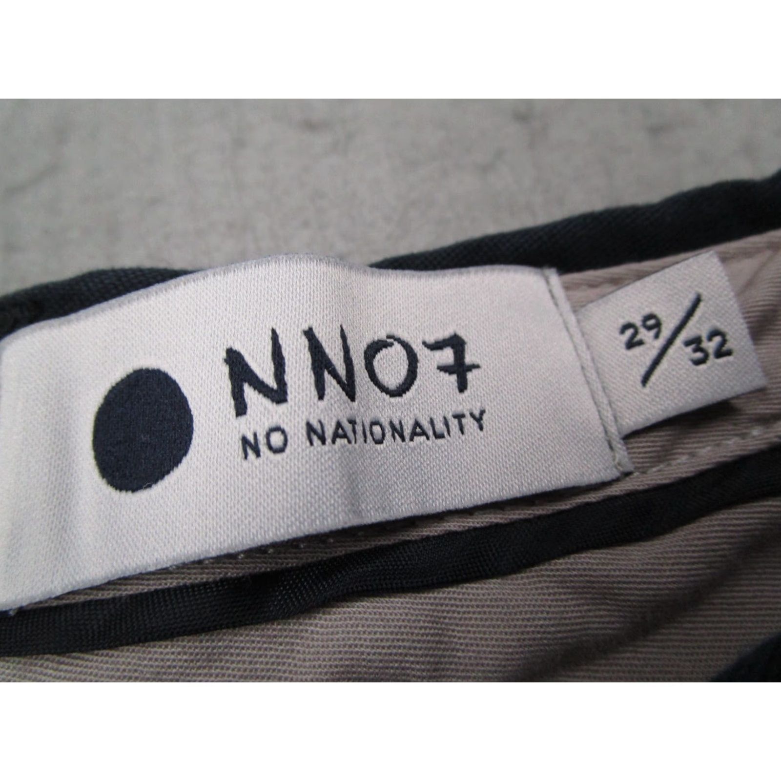 Vintage VINTAGE No Nationality Men's Slim Chino Pants 29 Blue Cotton Blend Casual Work Travel Size US 29 - 3 Thumbnail