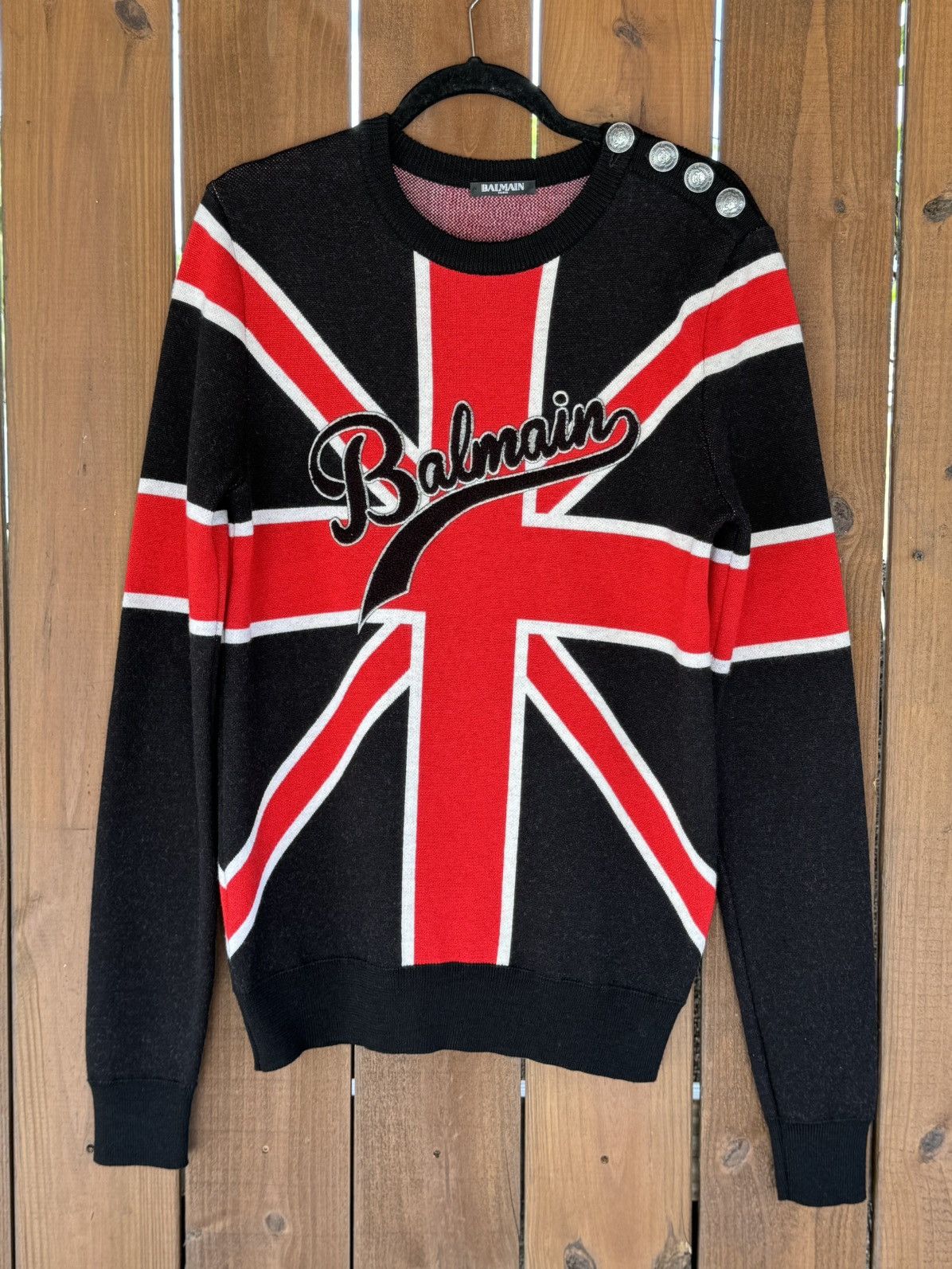 Balmain BALMAIN WOOL SWEATER LIMITED RARE SIZE MEDIUM Size US M / EU 48-50 / 2 - 1 Thumbnail