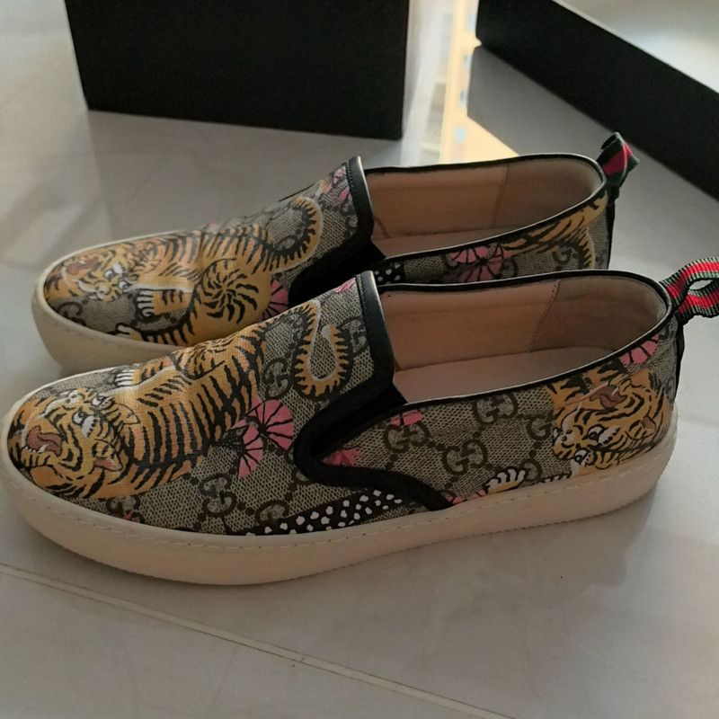 Gucci Gucci Women's Slip-On 'Bengal Tiger' Sneakers 0079 Size US 6.5 / EU 39-40 - 1 Thumbnail