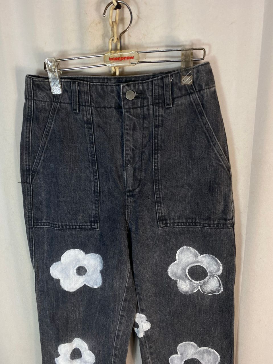 GU Unisex🔥 GU denim bakers pants size 27 Size 27" / US 4 / IT 40 - 3 Thumbnail