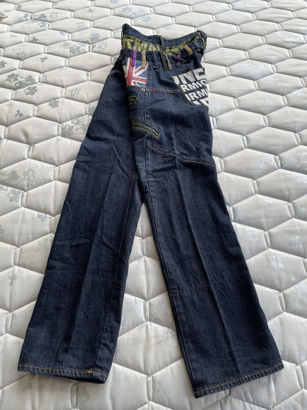 Japanese Brand Vintage Double Waist Denim Size US 30 / EU 46 - 4 Thumbnail