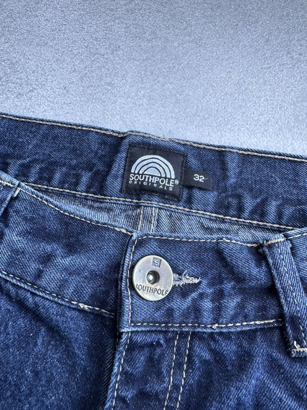 Southpole Vintage SouthPole Mens SK8 Baggy Straight Jeans Sz 32 Size US 32 / EU 48 - 6 Thumbnail