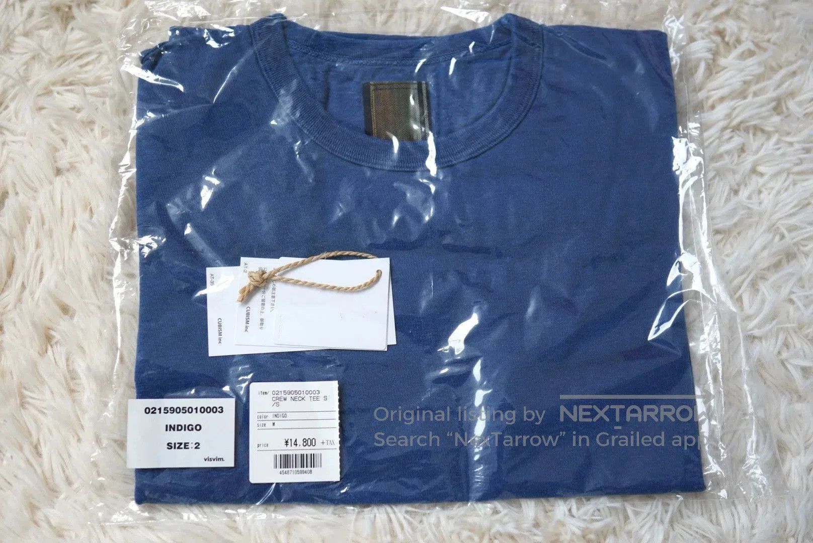 Visvim Blue Short Sleeve Crew Neck T-Shirt. Size US M / EU 48-50 / 2 - 1 Thumbnail