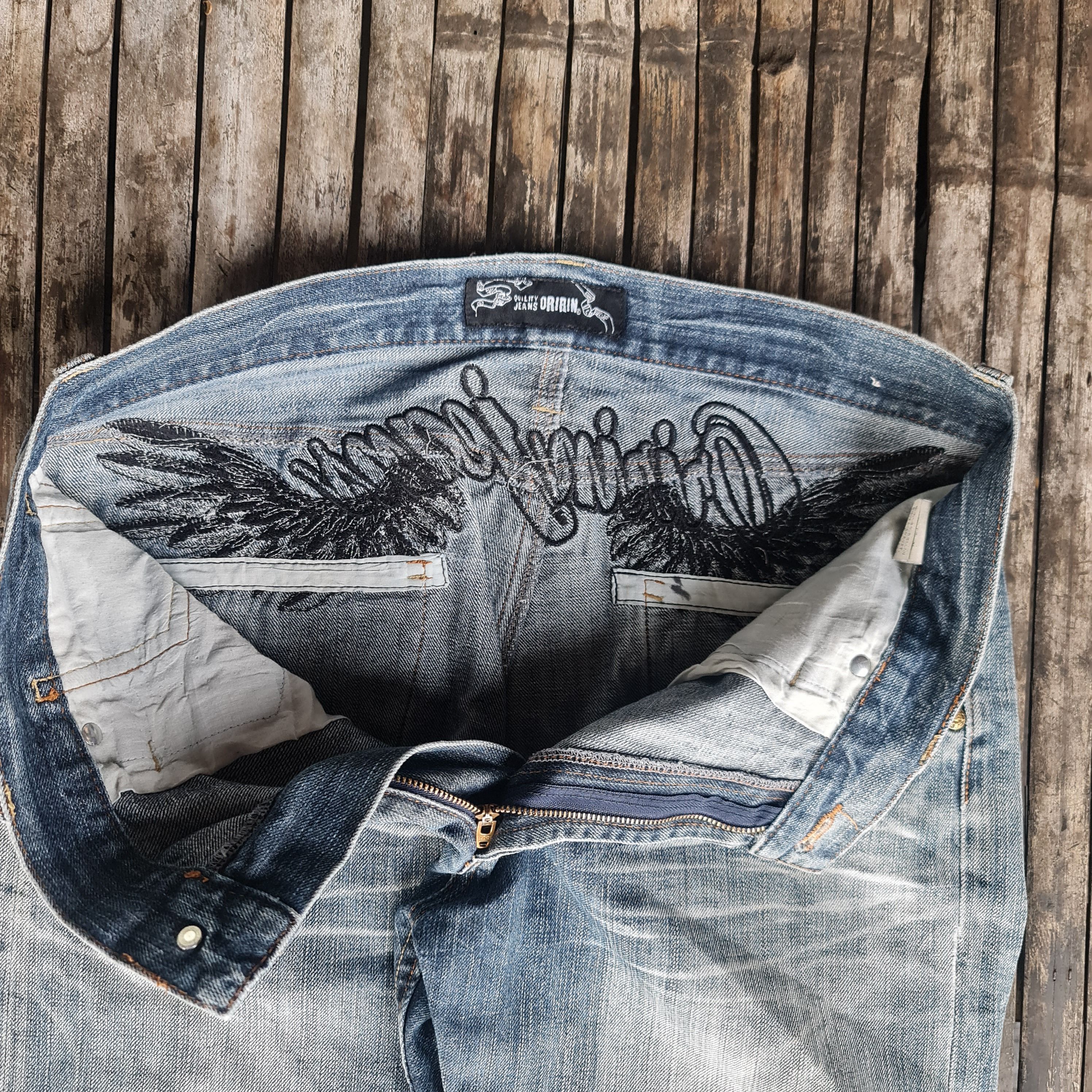 Japanese Brand Vintage Oririn embroidery logo jeans j0001 Size US 34 / EU 50 - 10 Thumbnail