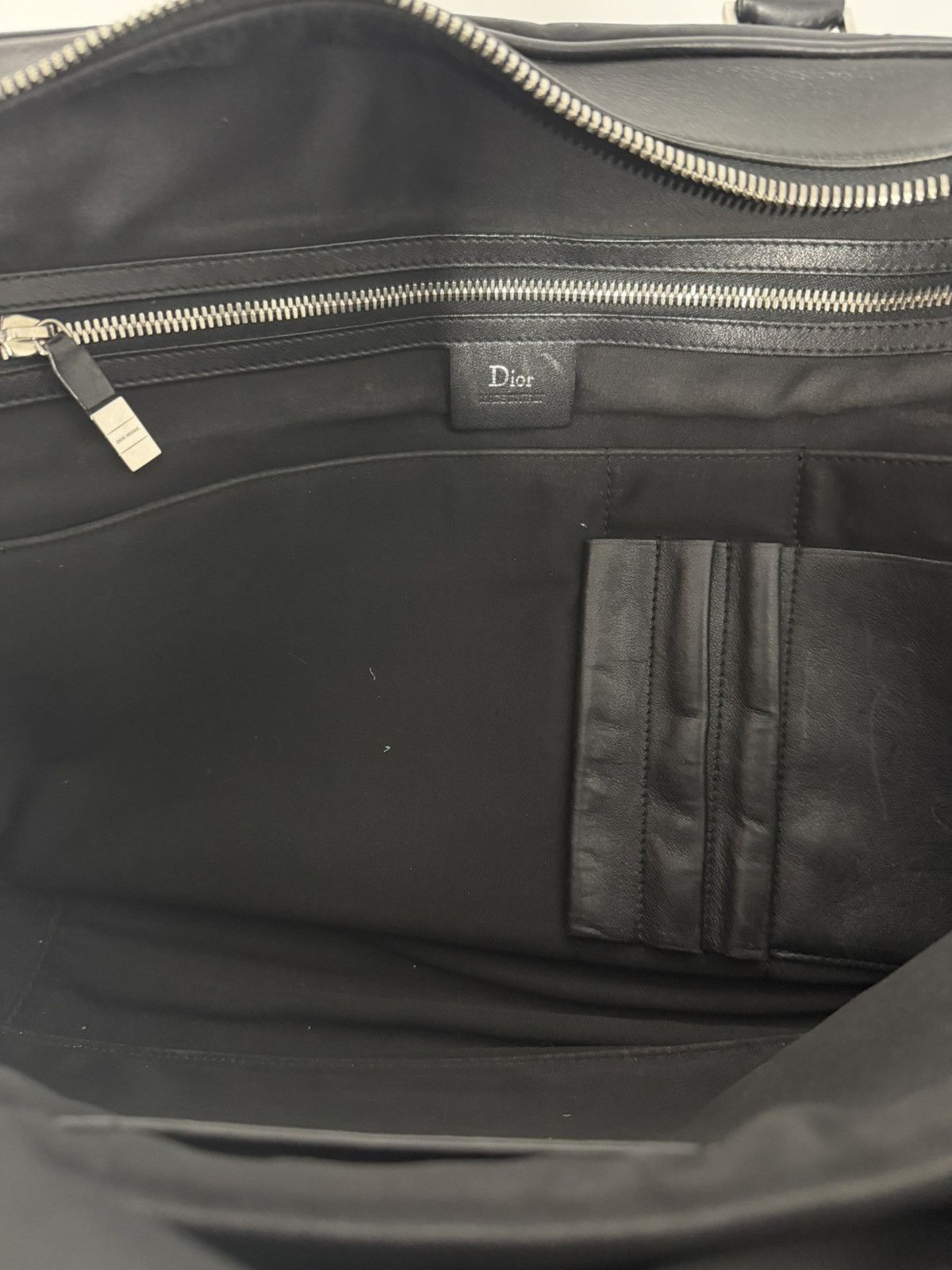 Dior Dior Homme Black/Navy Leather and Nylon Briefcase Size ONE SIZE - 7 Thumbnail
